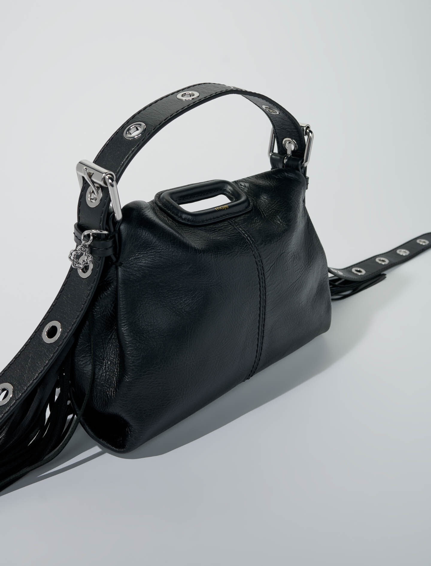 Crackle leather mini Miss M bag - 2
