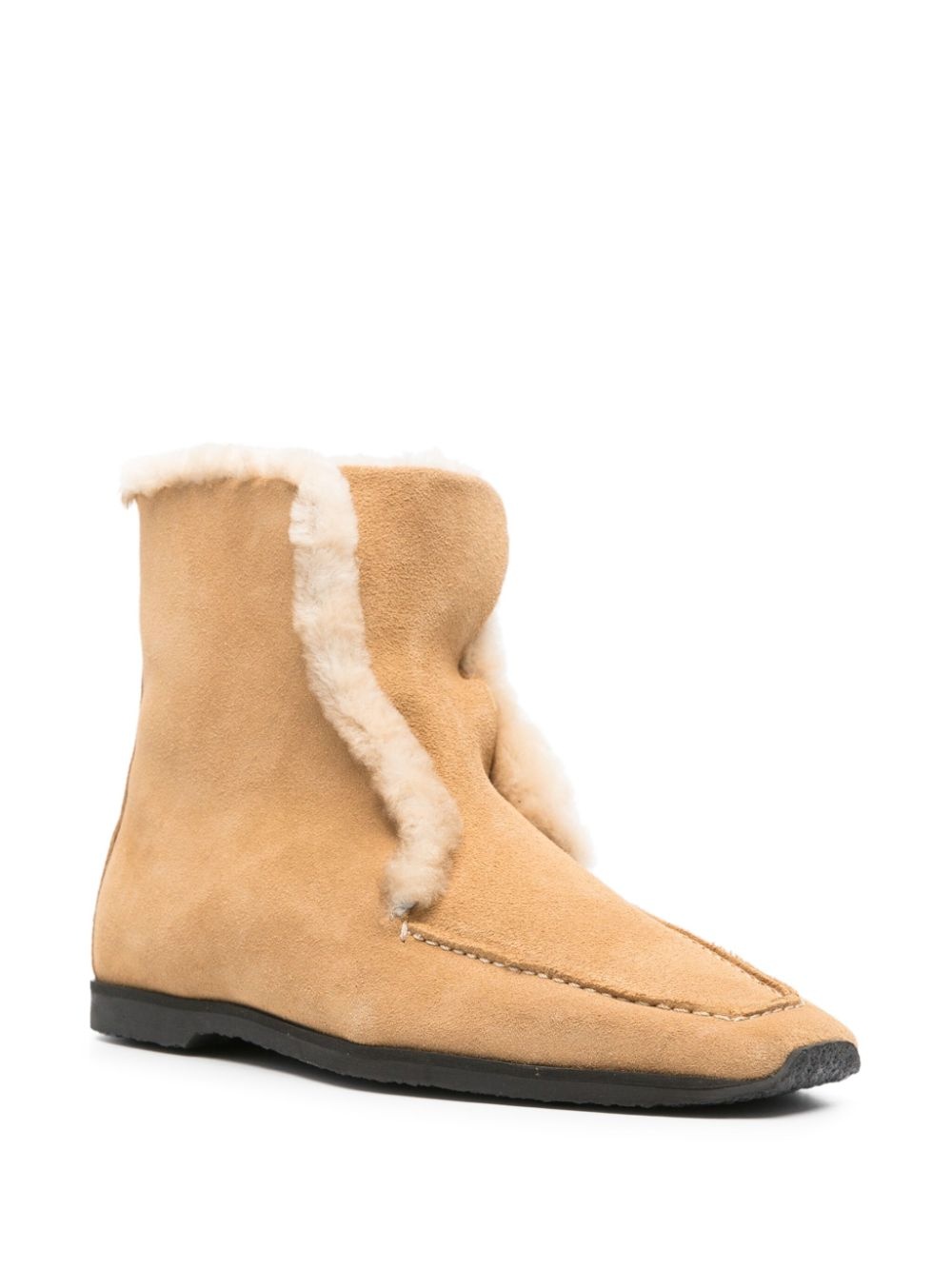 shearling-edge boots - 2