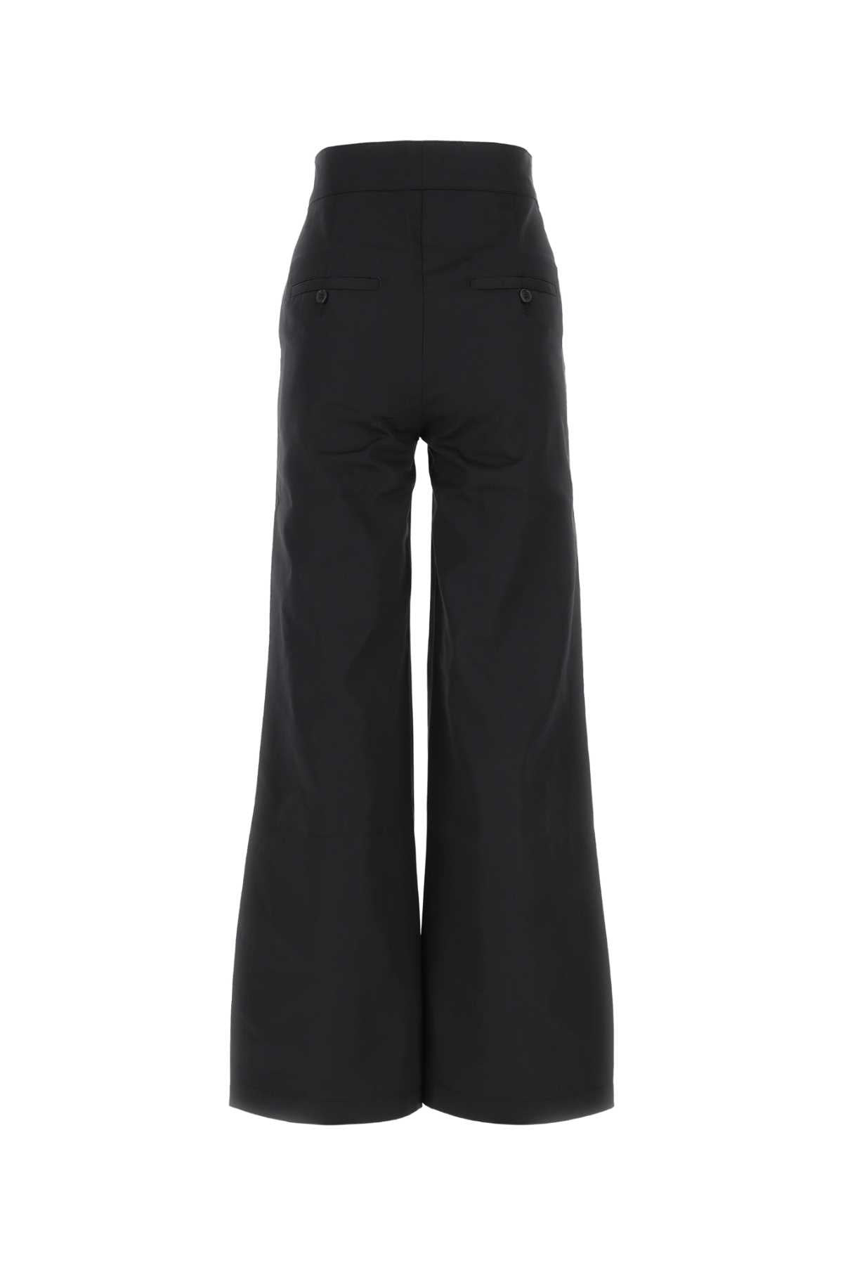 Palm Angels Women Black Polyester Blend Pant - 2