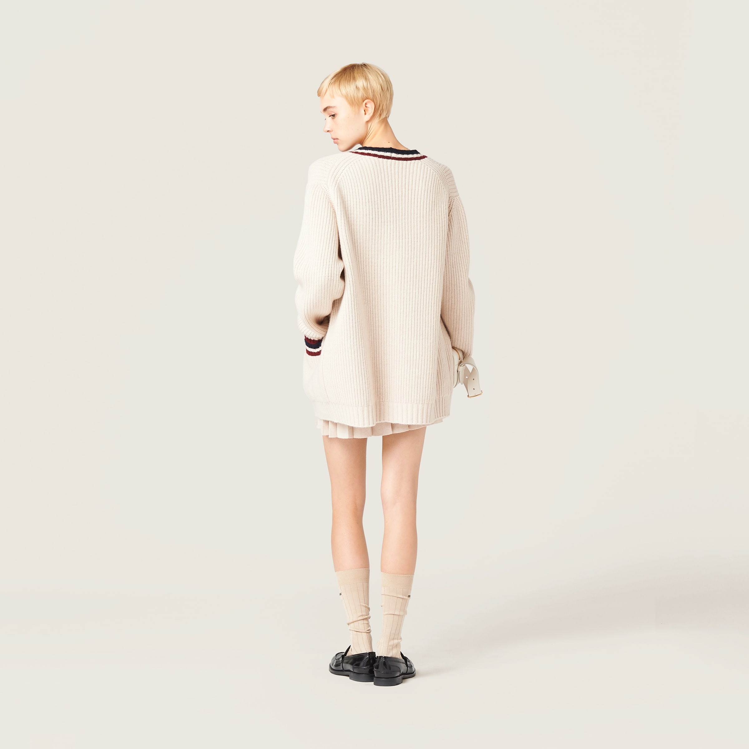 Cashmere knit cardigan - 3