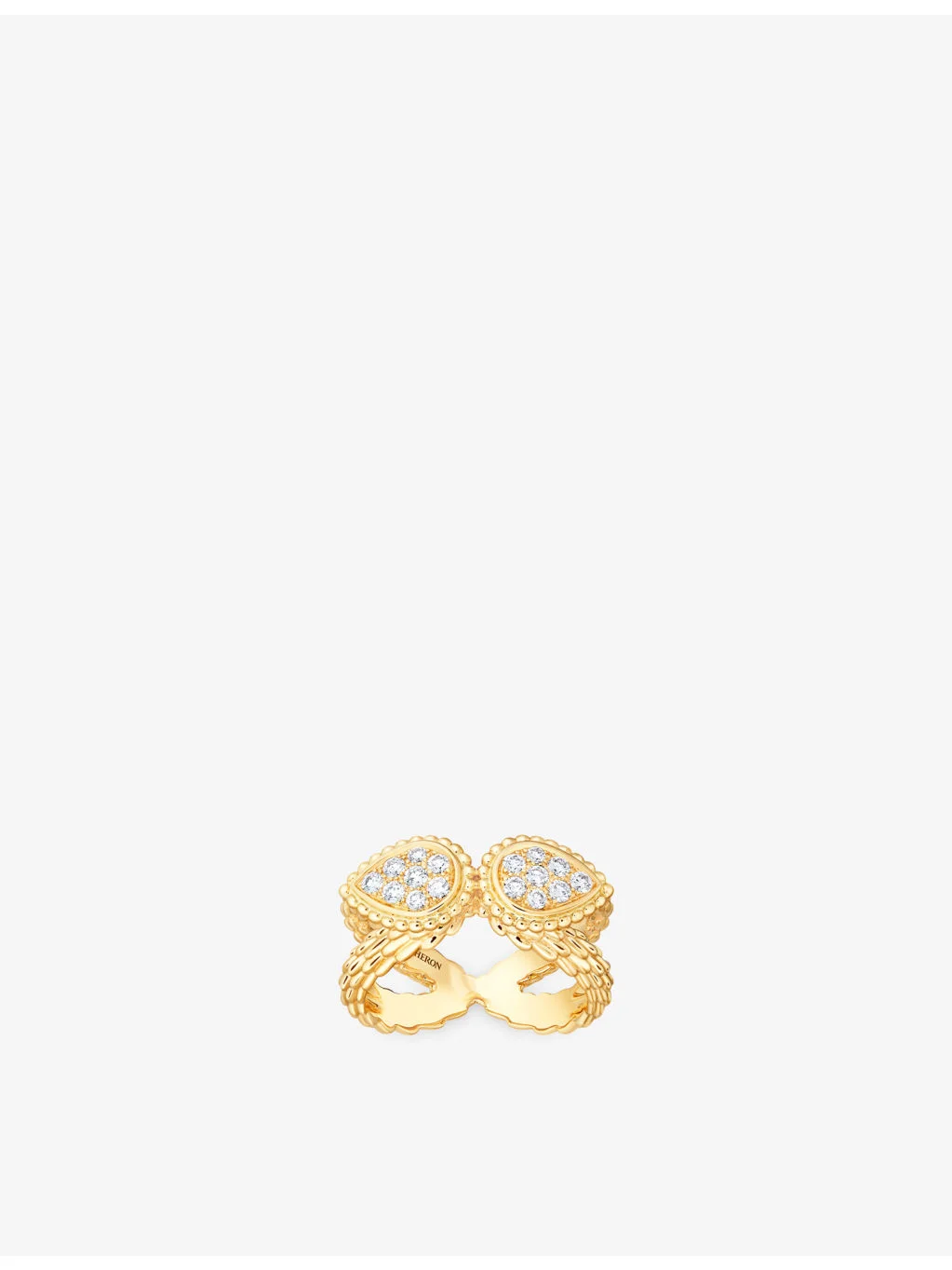 Serpent Boheme Vintage 18ct Yellow-Gold And 0.31ct Diamond Ring - 1