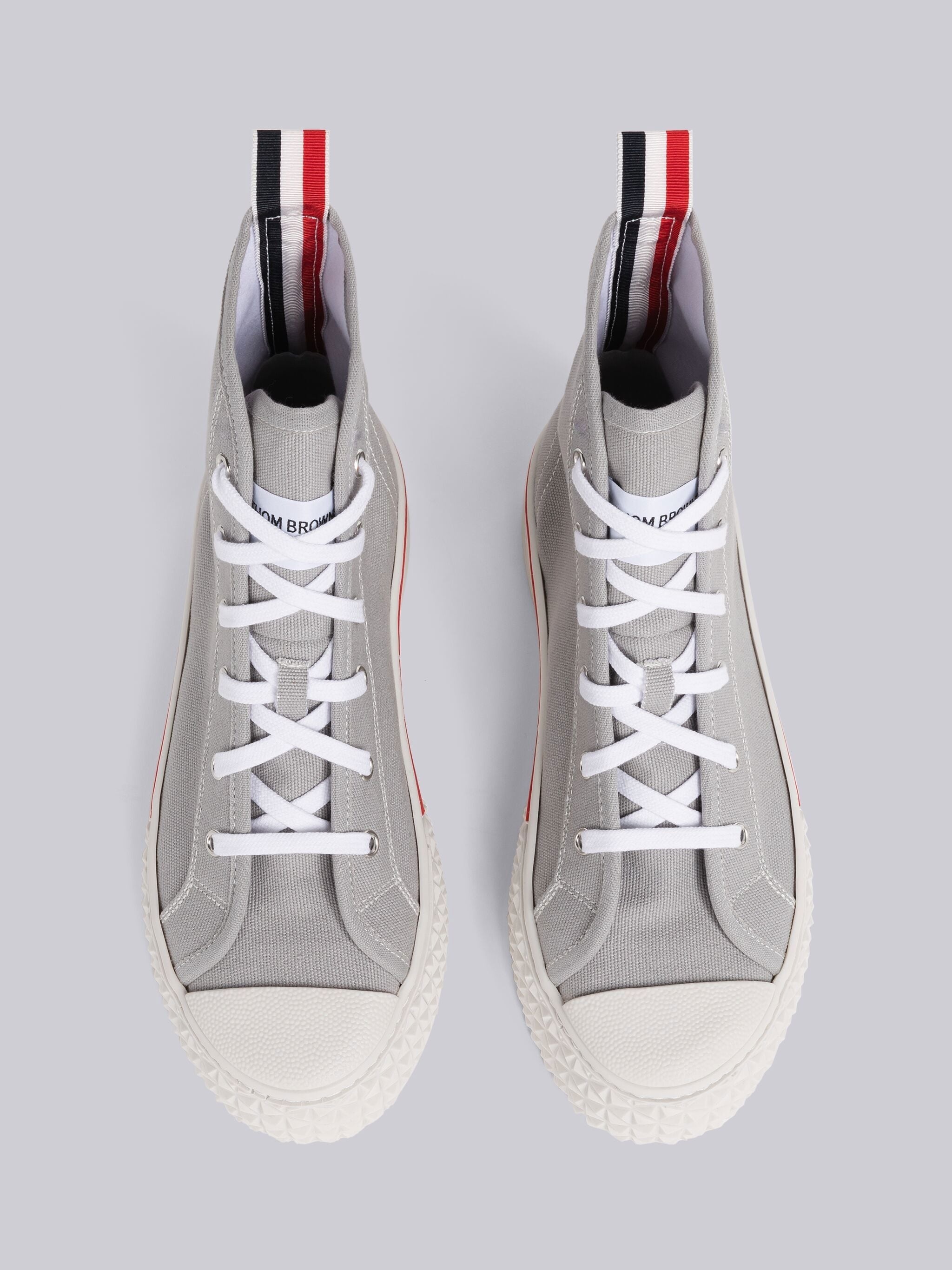 CANVAS TARTAN SOLE COLLEGIATE HIGH TOP - 4