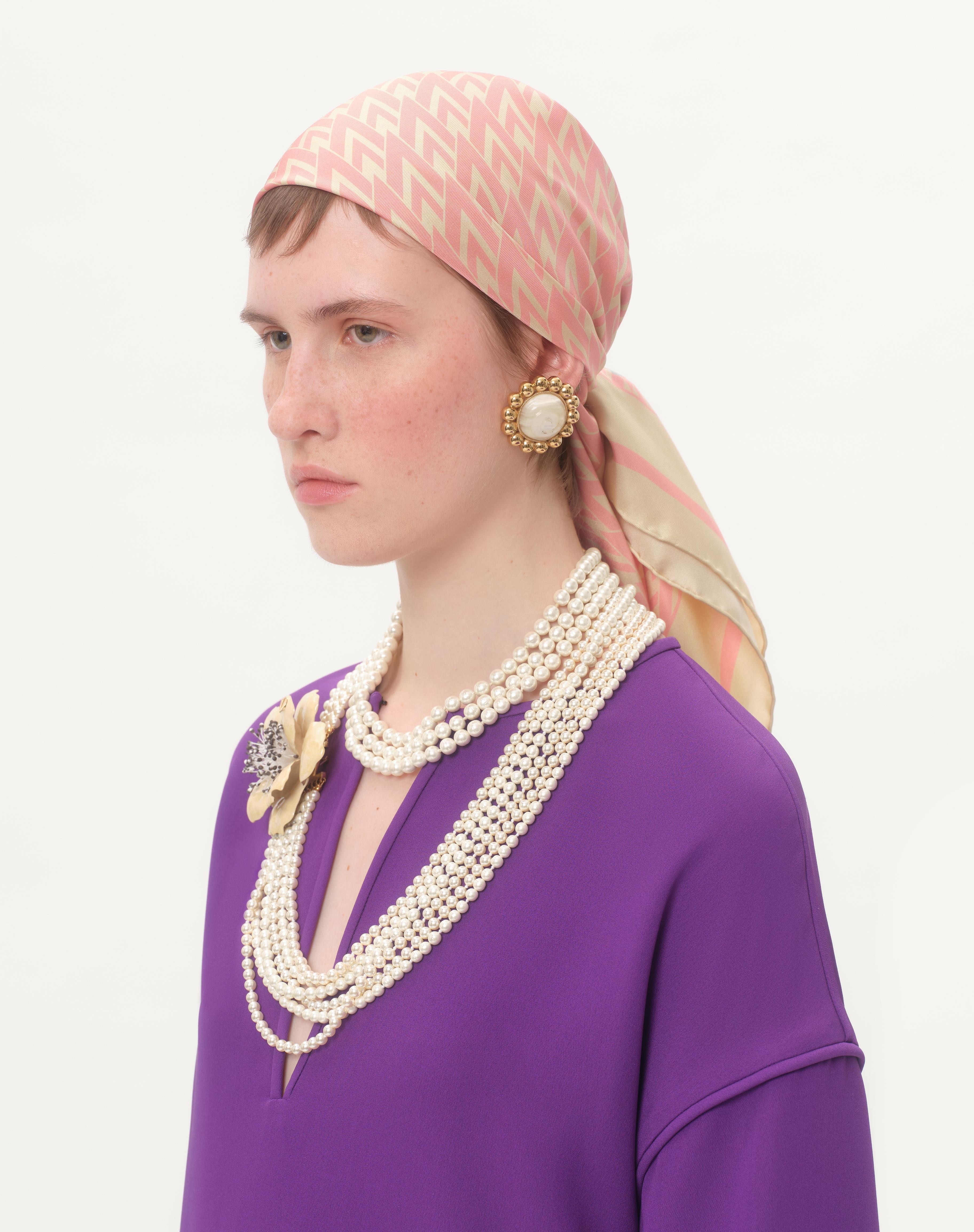 TOUTE LA V SILK SCARF - 2