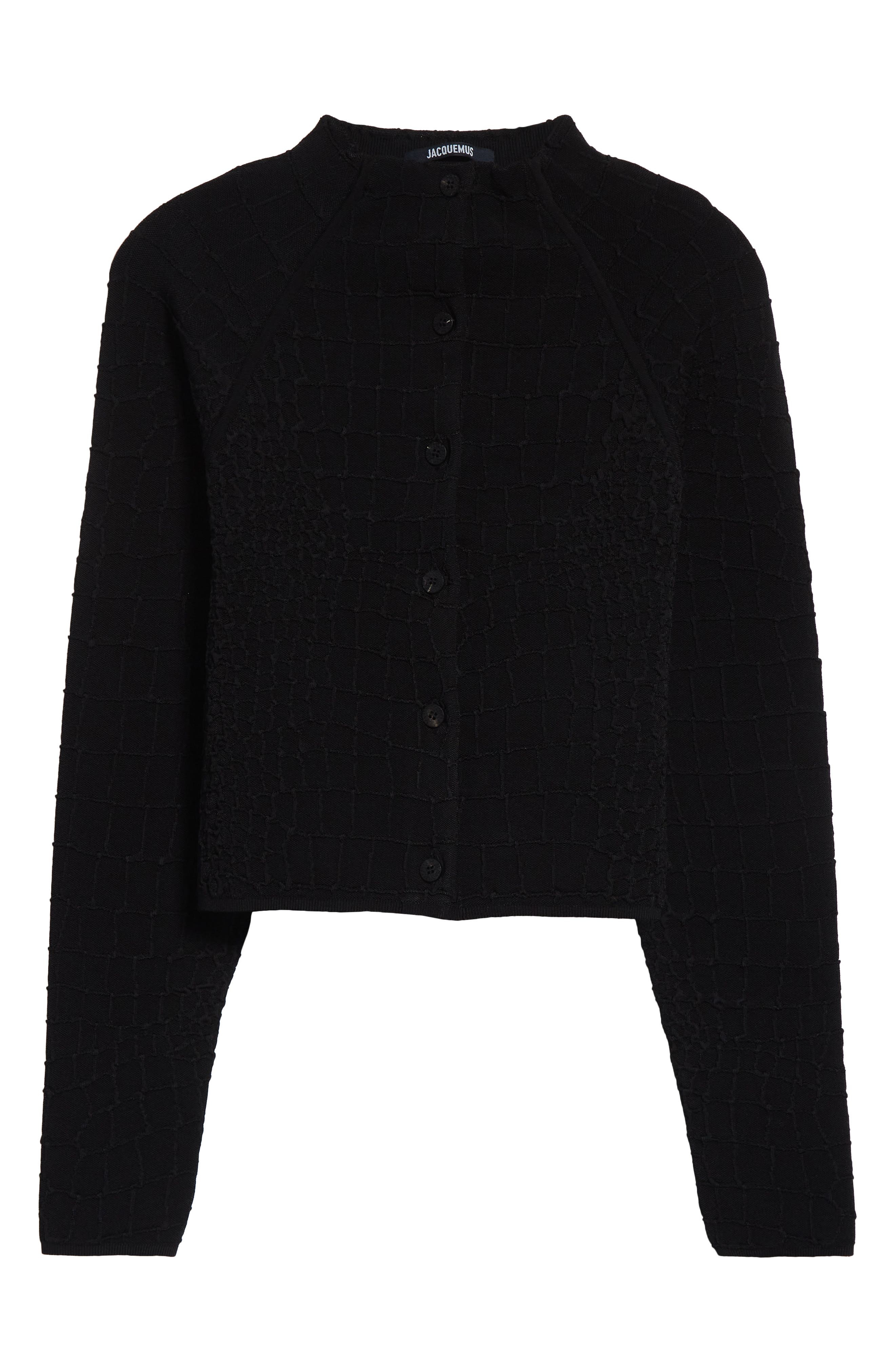 Jacquemus The Scala Cardigan in Black at Nordstrom - 5