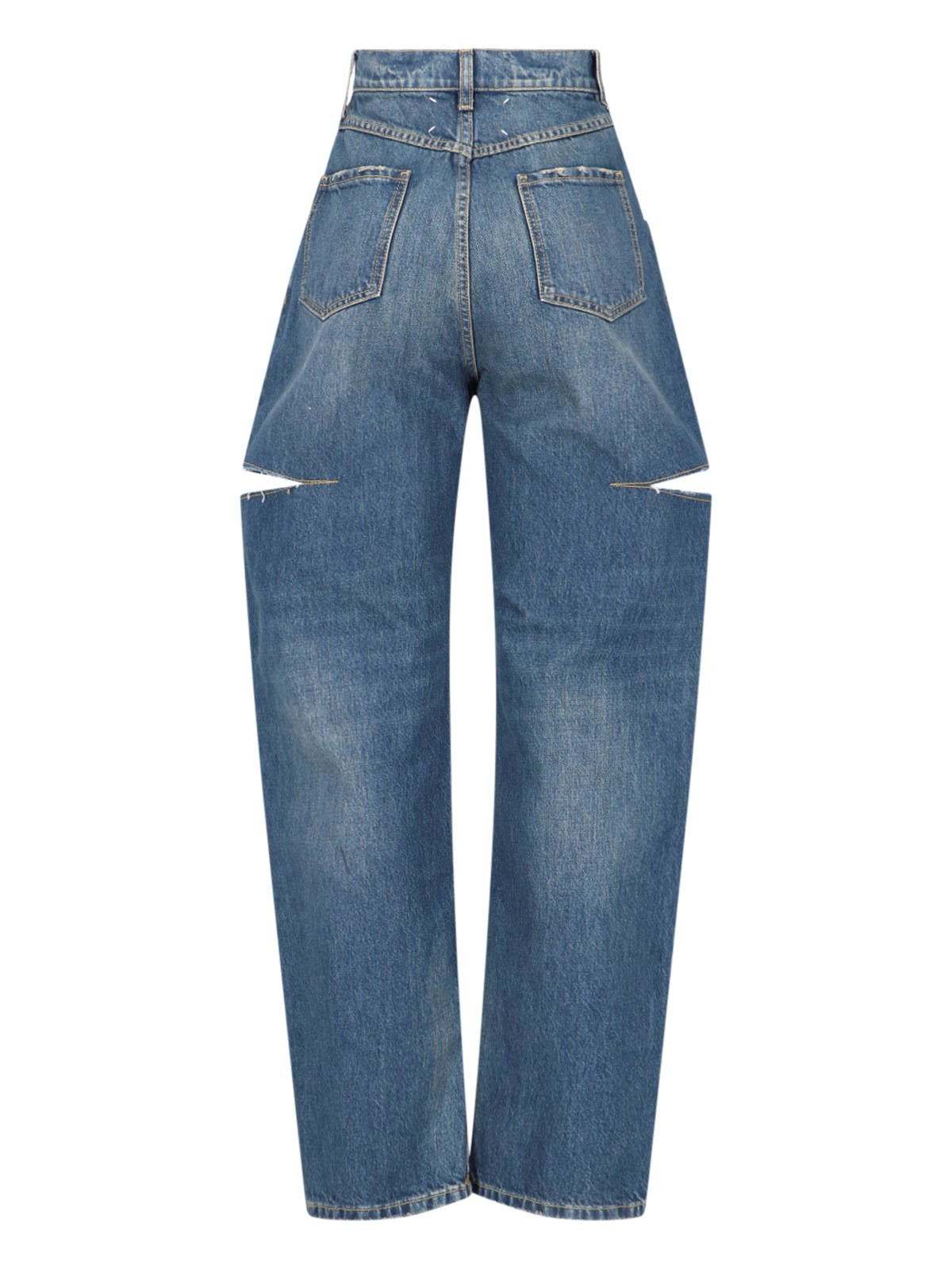 CUT-OUT DETAIL JEANS - 2