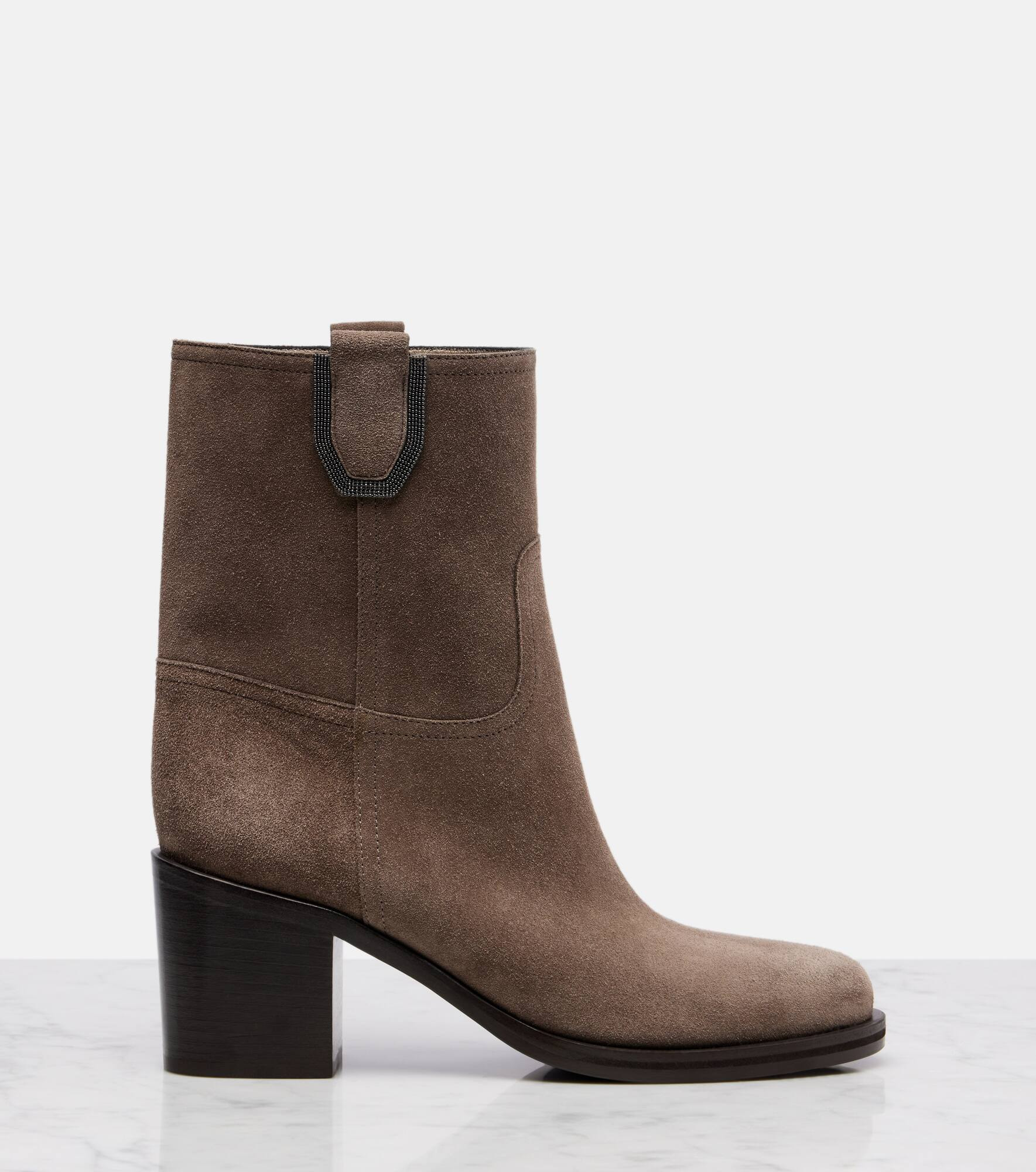Suede ankle boots - 4