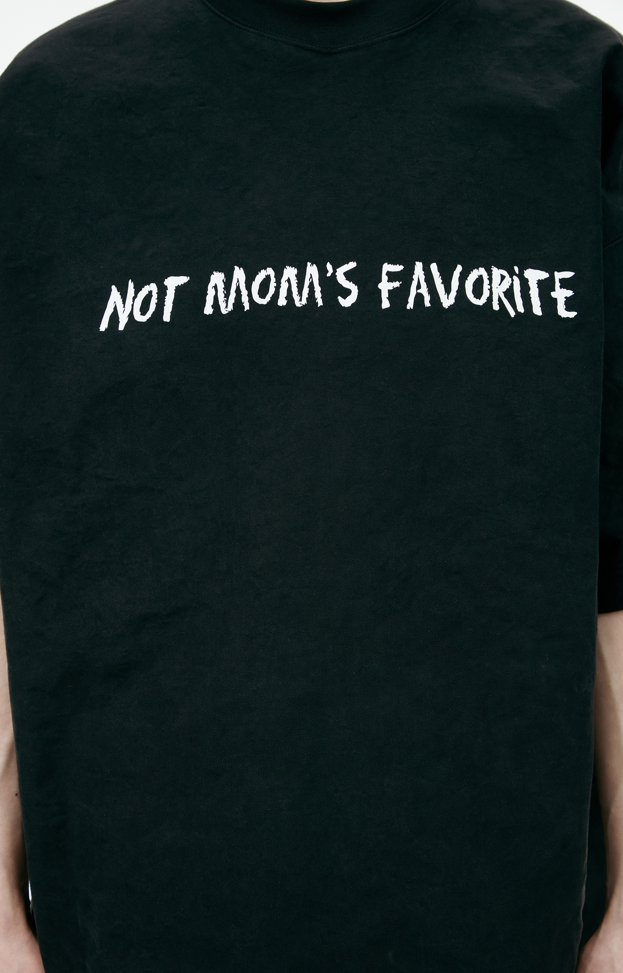 'NOT MOMS' PRINT T-SHIRT - 4