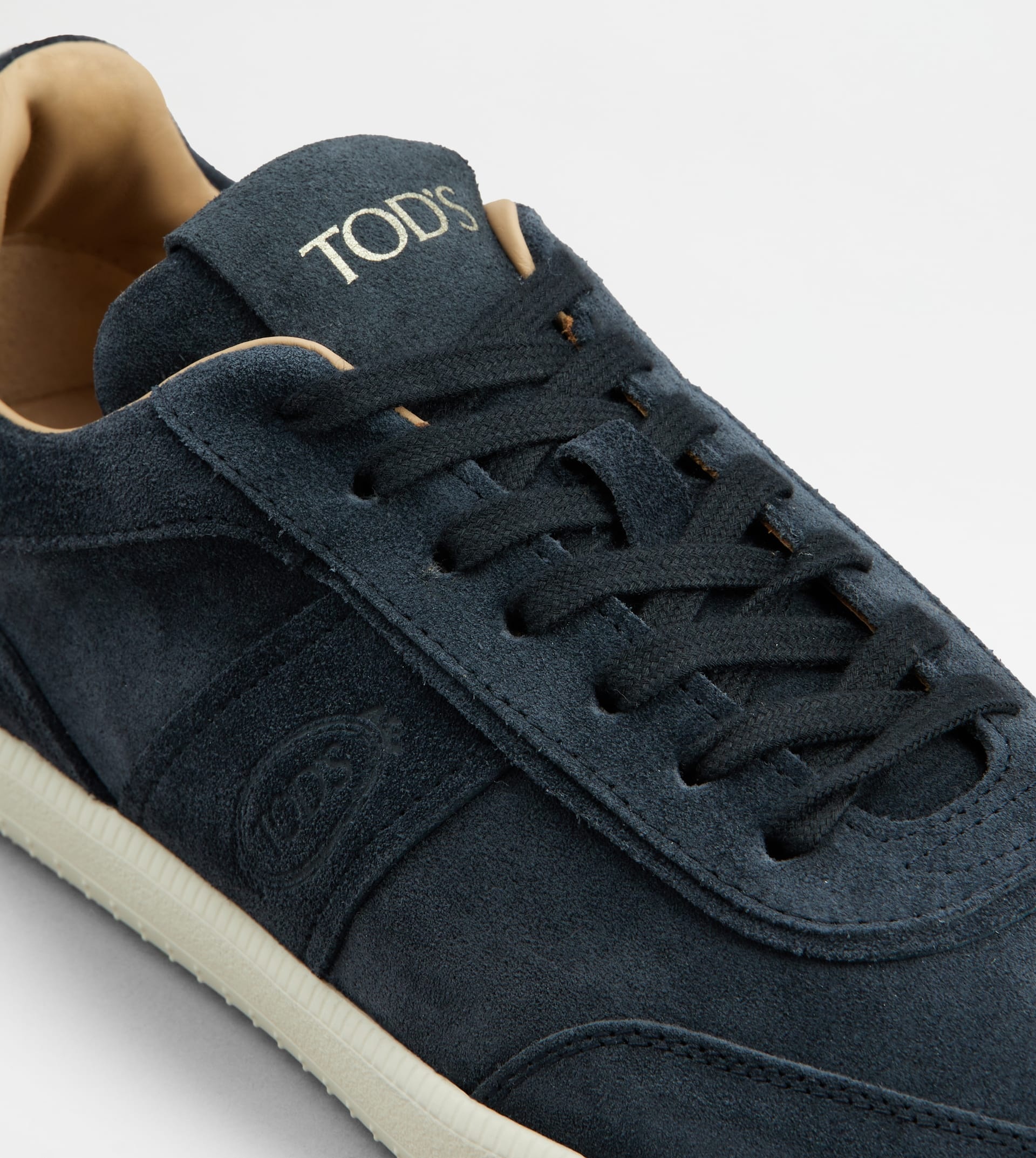 TOD'S TABS SNEAKERS IN SUEDE - BLUE - 5