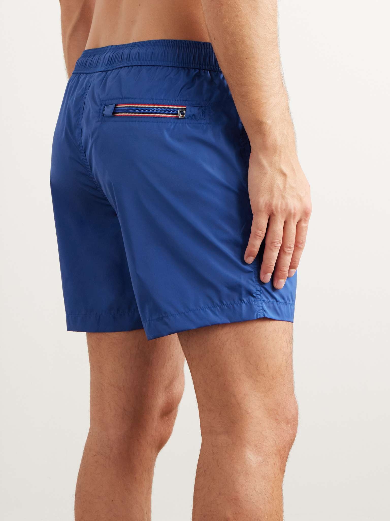 Straight-Leg Mid-Length Logo-Appliquéd Swim Shorts - 3