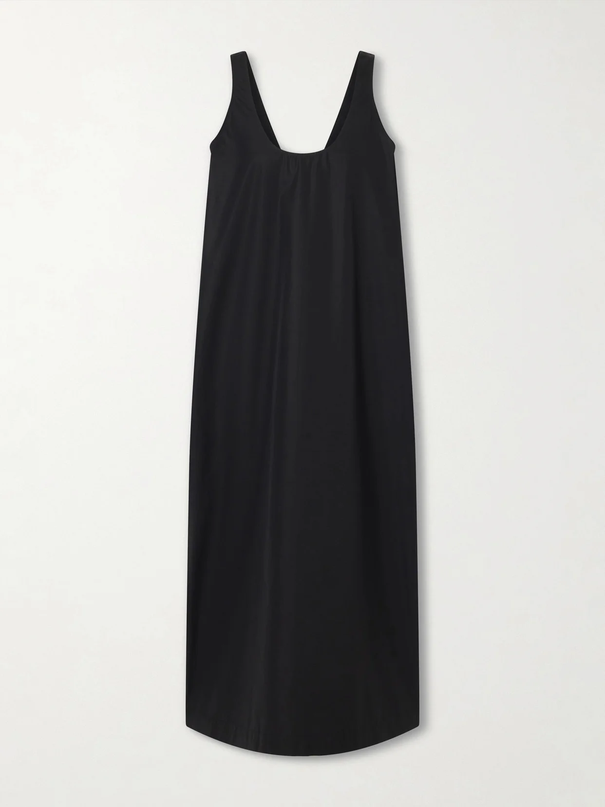 Cotton-poplin Midi Dress - 1