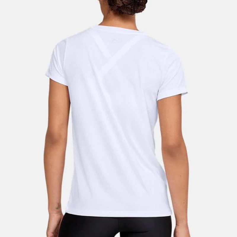 Under Armour (WMNS) Under Armour Velocity Solid Crew Short Sleeve T-Shirt 'White' 1298706-100 outlook