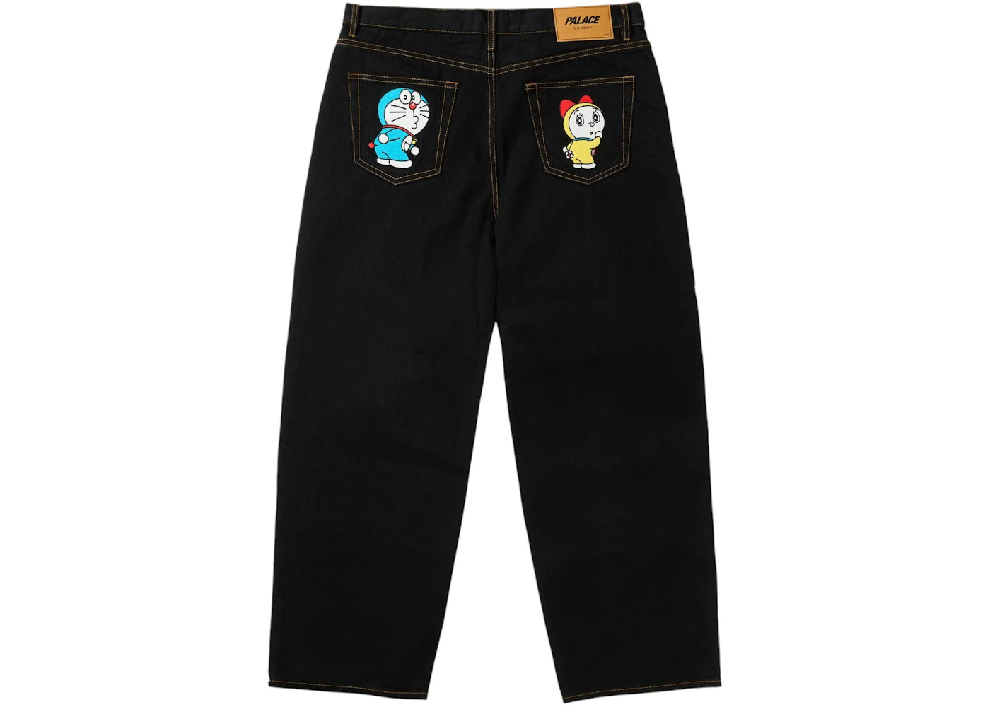Palace Doraemon P90 Jean Black Stone Wash - 2