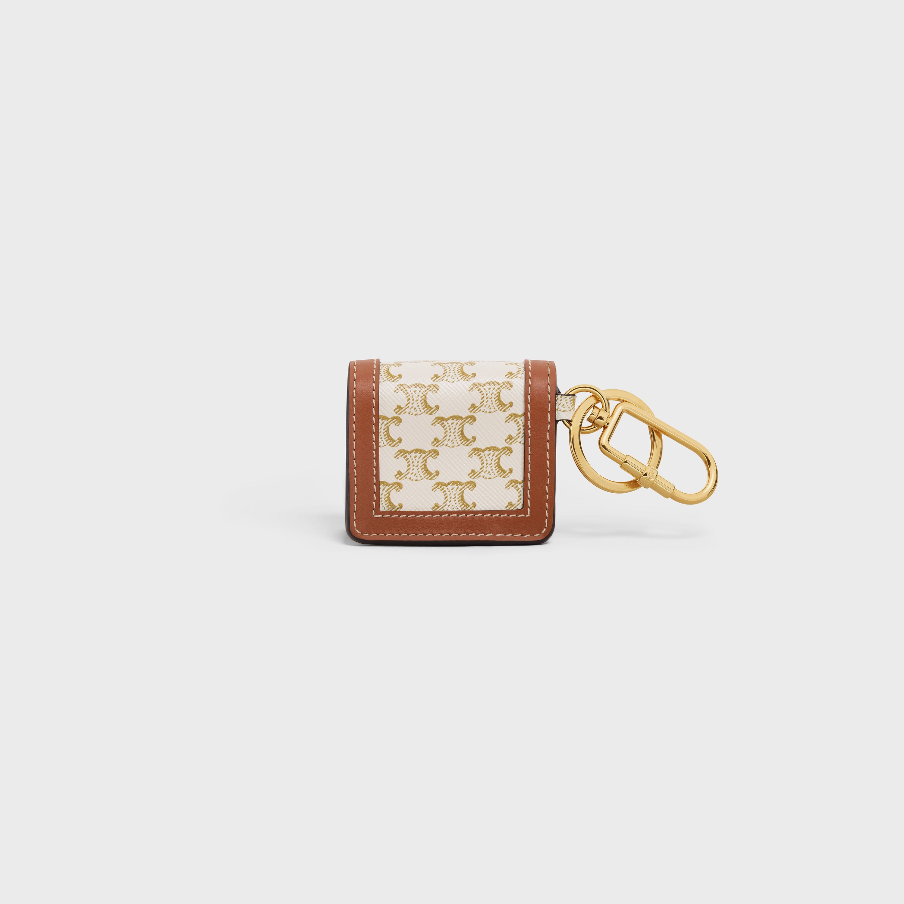 Envelop Airpods Keyring in Triomphe Canvas and Calfskin - 3