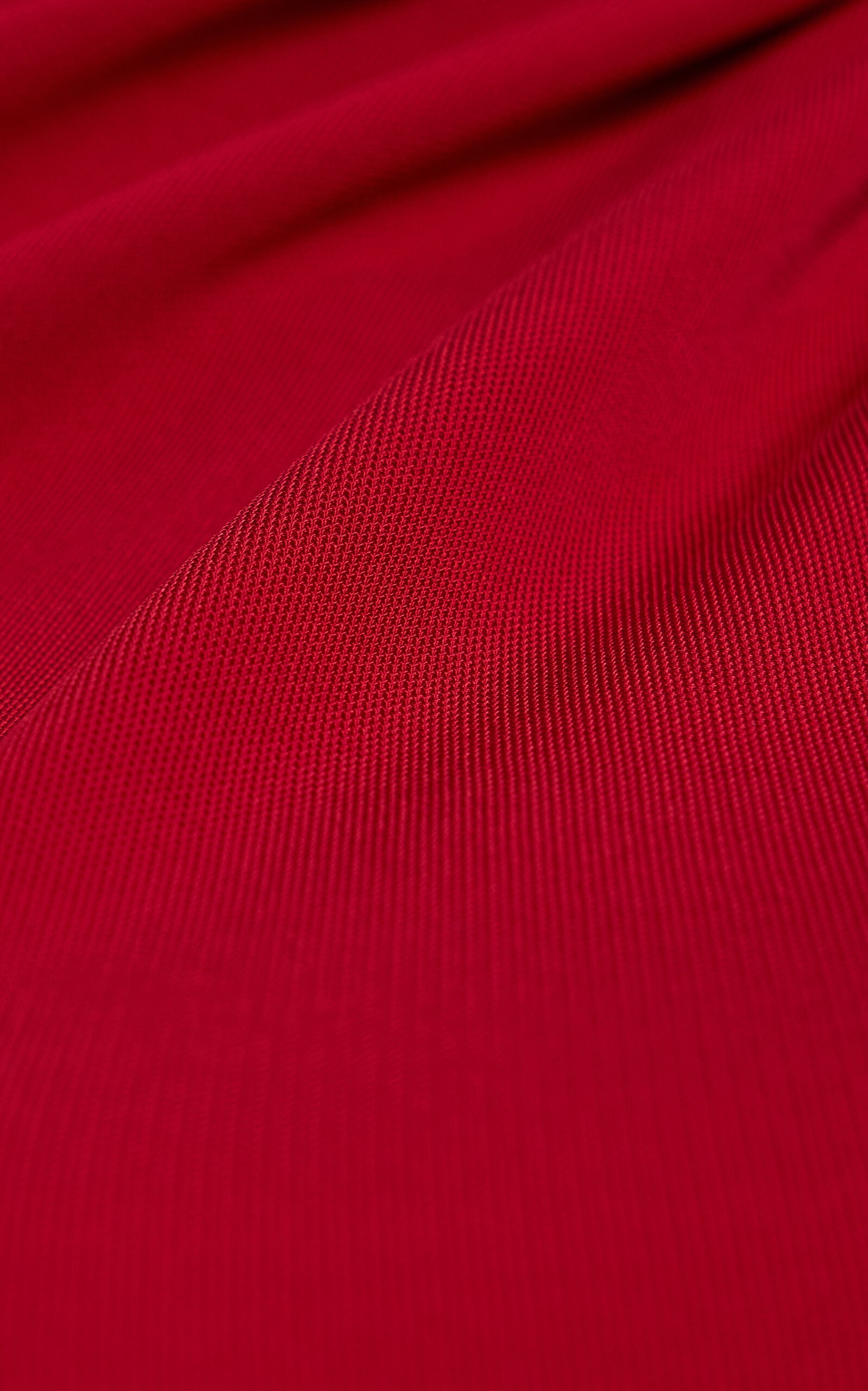 One-Shoulder Crepe-Jersey Maxi Dress red - 5