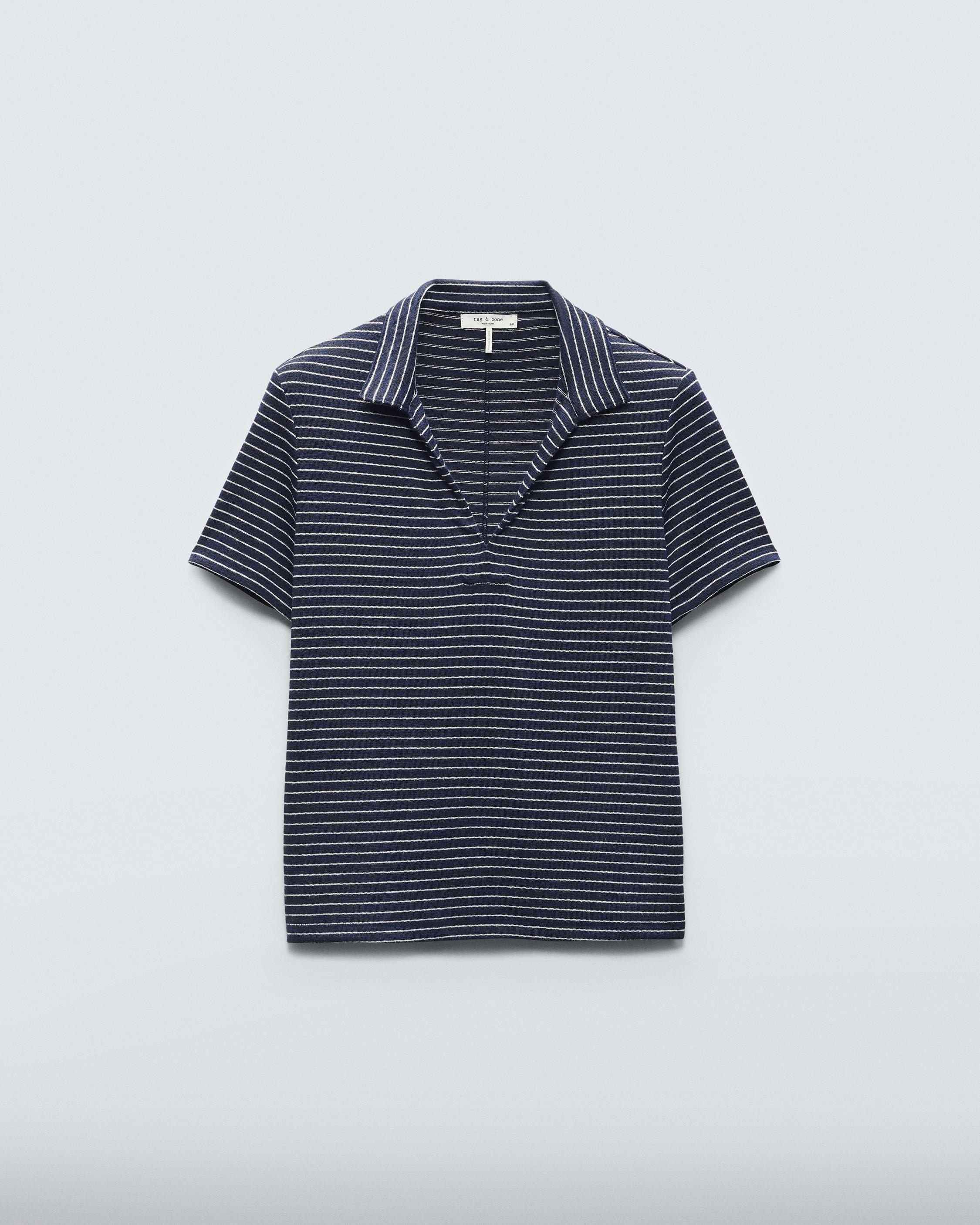 The Knit Striped Polo
Pima Cotton T-Shirt - 1