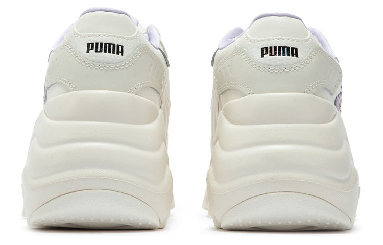 (WMNS) PUMA Pulsar Wedge 'White Purple' 386654-01 - 5