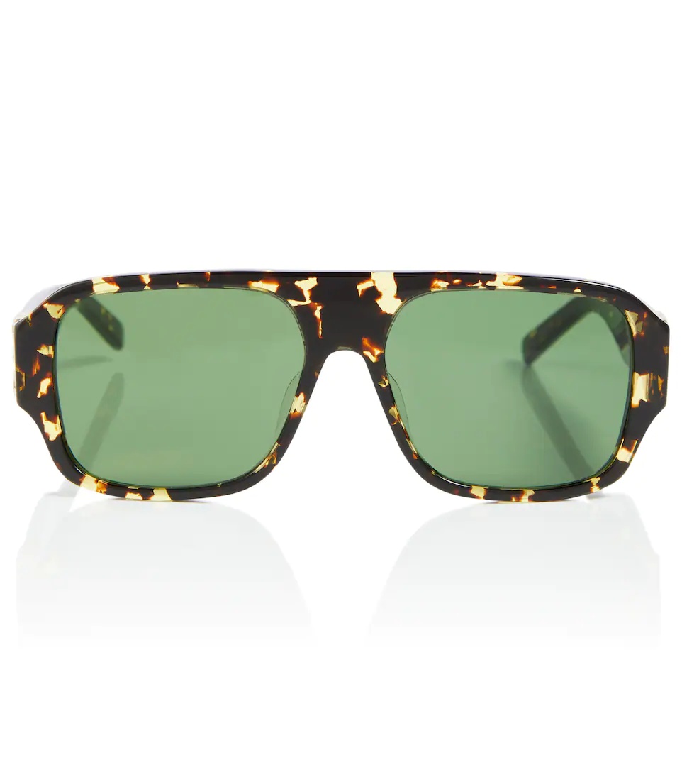 4G square tortoiseshell sunglasses - 1