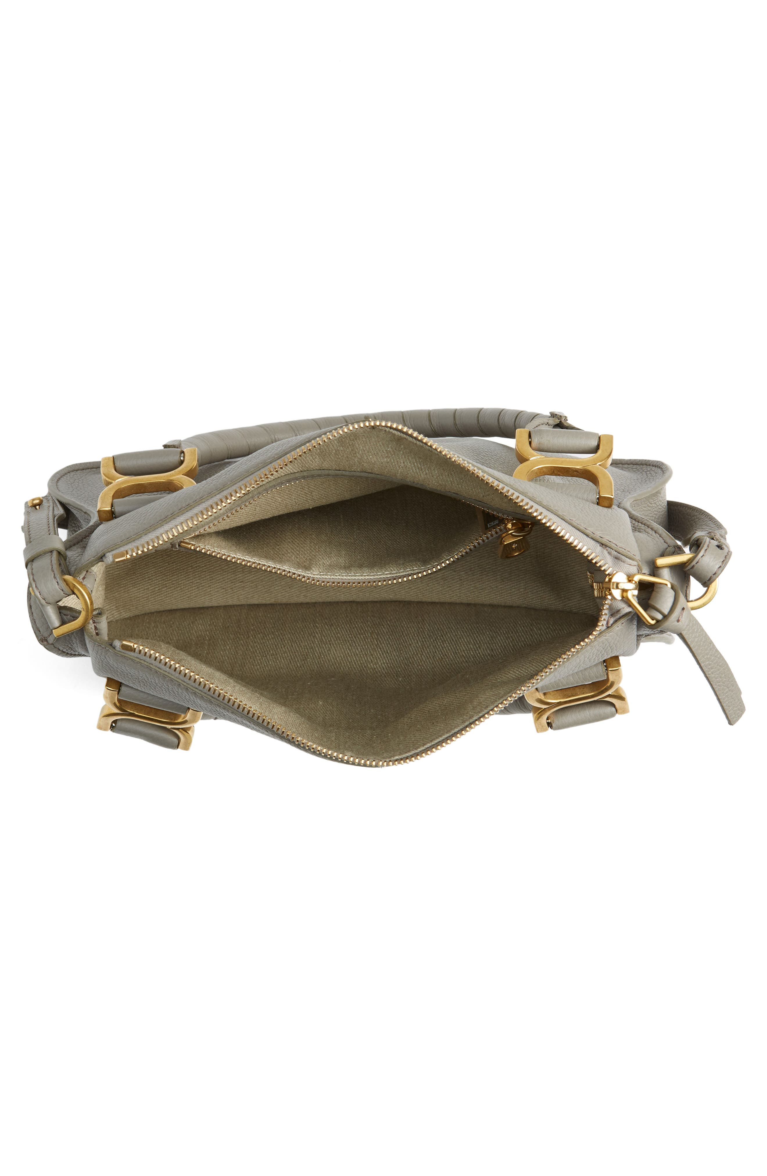 Small Marcie Leather Satchel - 5