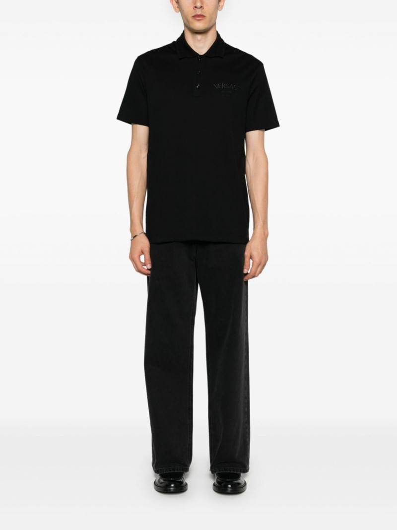 VERSACE Milano Stamp polo shirt outlook