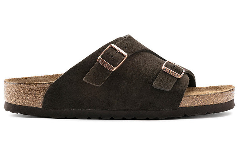 Birkenstock Zrich Soft Footbed Suede Leather Narrow Fit 'Mocha' 1009531 2