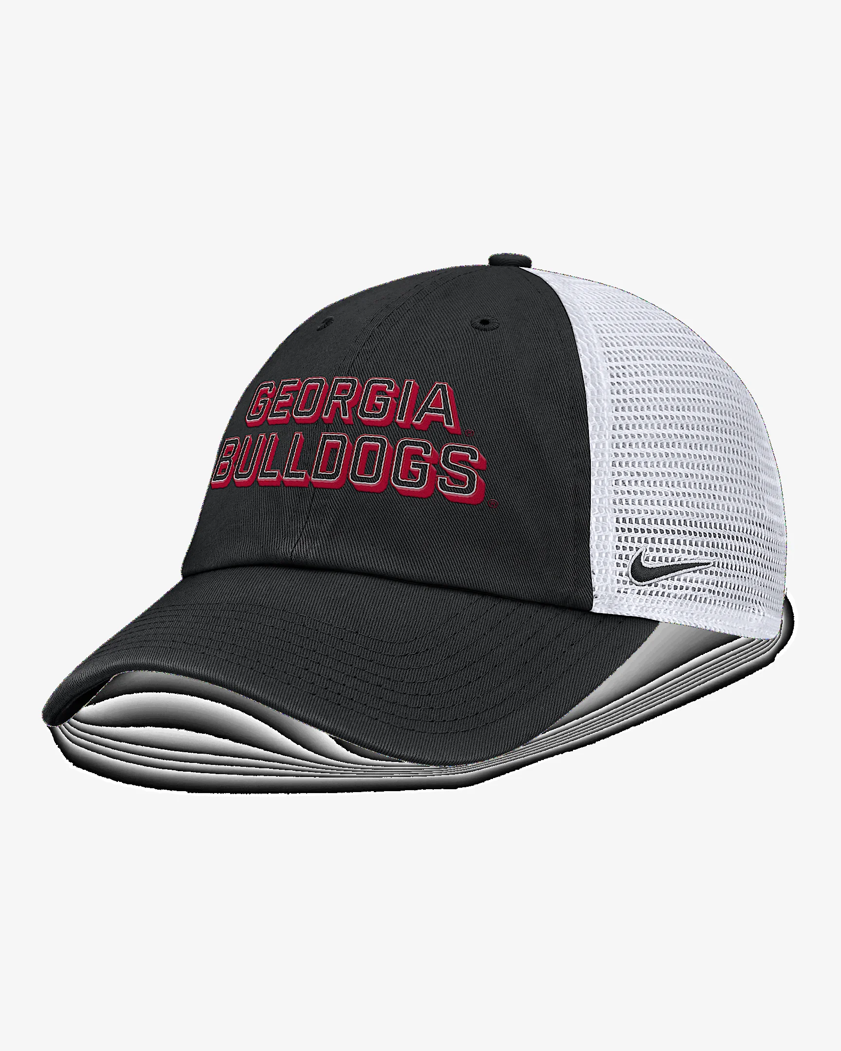 Georgia On-Field Club Gameday Men's Nike College Trucker Adjustable Hat - 1
