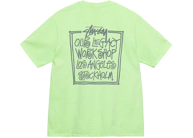 Stüssy Stussy Our Legacy Frame Pigment Dyed Tee Paradise outlook