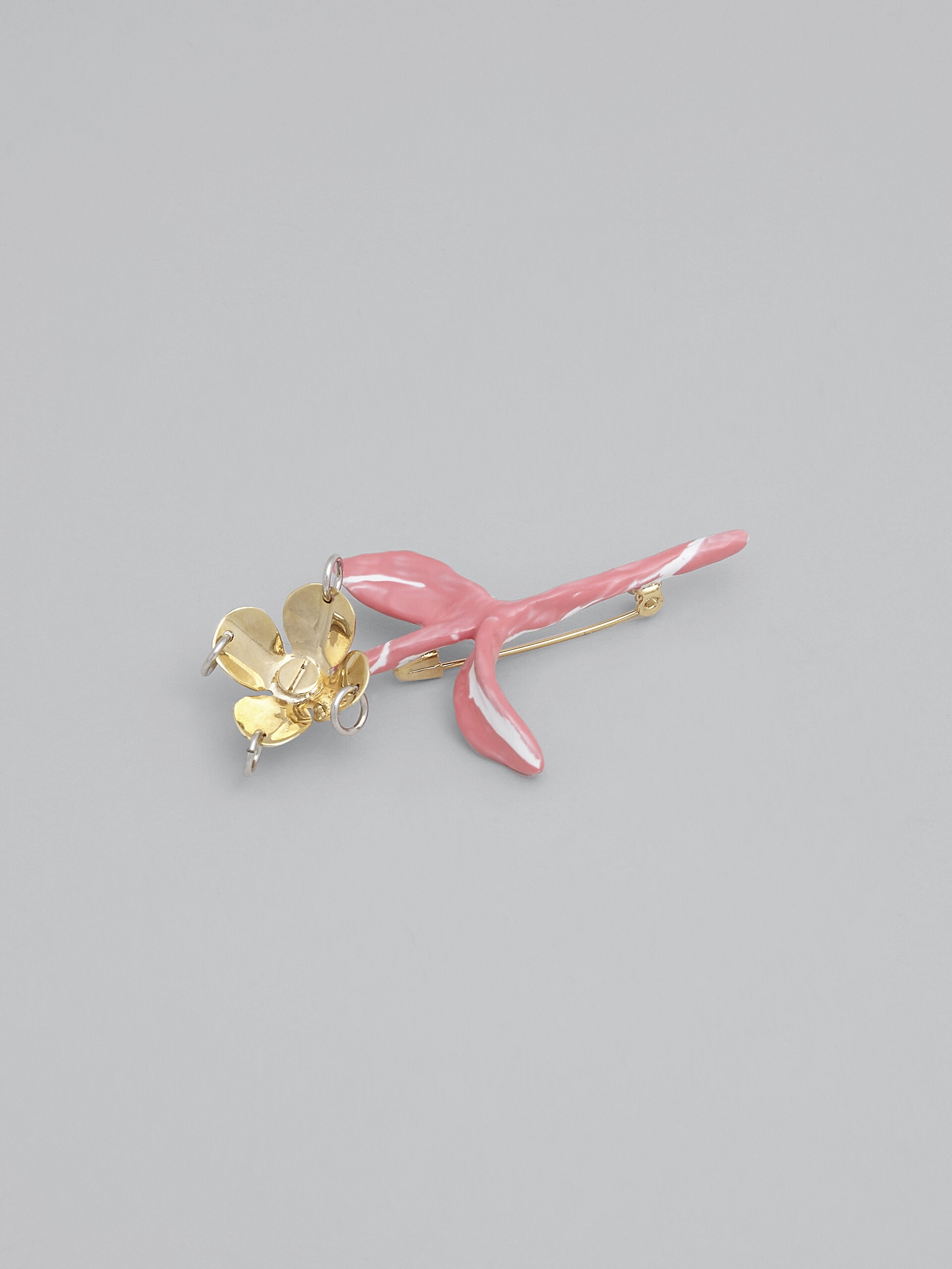 FLOWER PINK BROOCH - 4