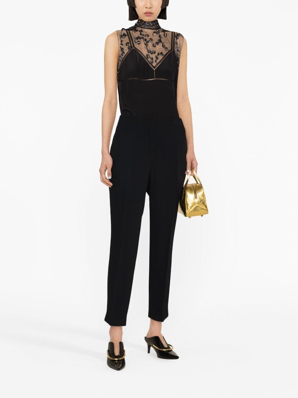 tailored cropped trousers - 2