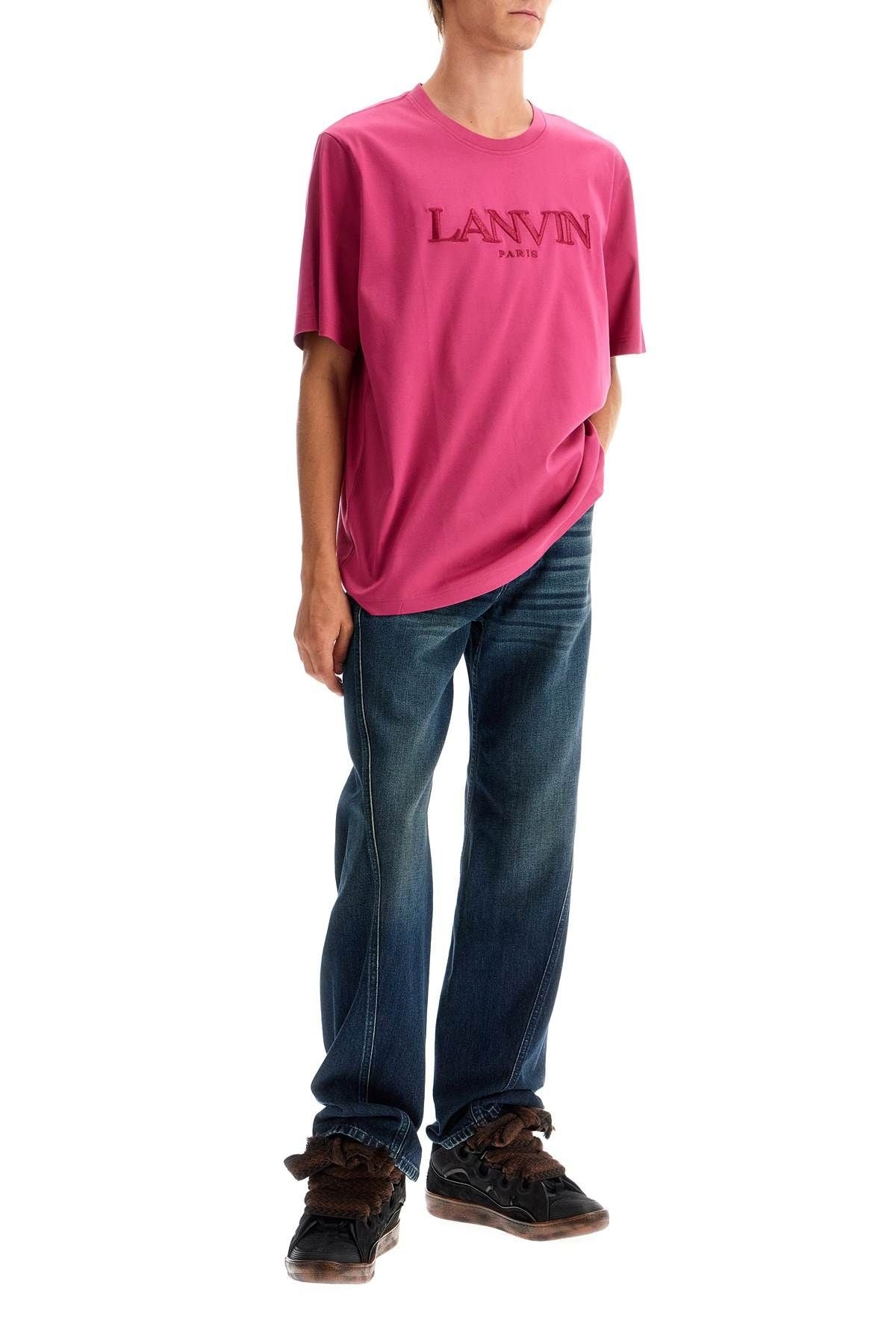 T-SHIRT WITH EMBROIDERED LOGO DESIGN - 2