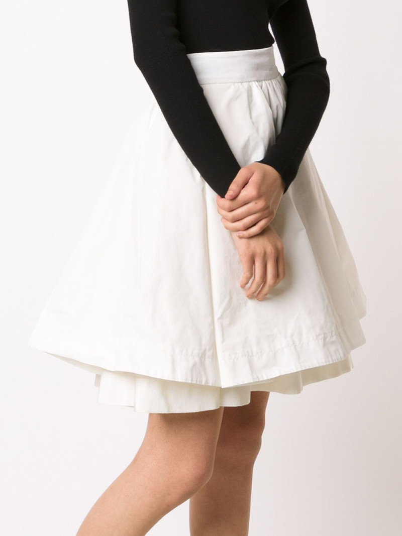 layered A-line skirt 3