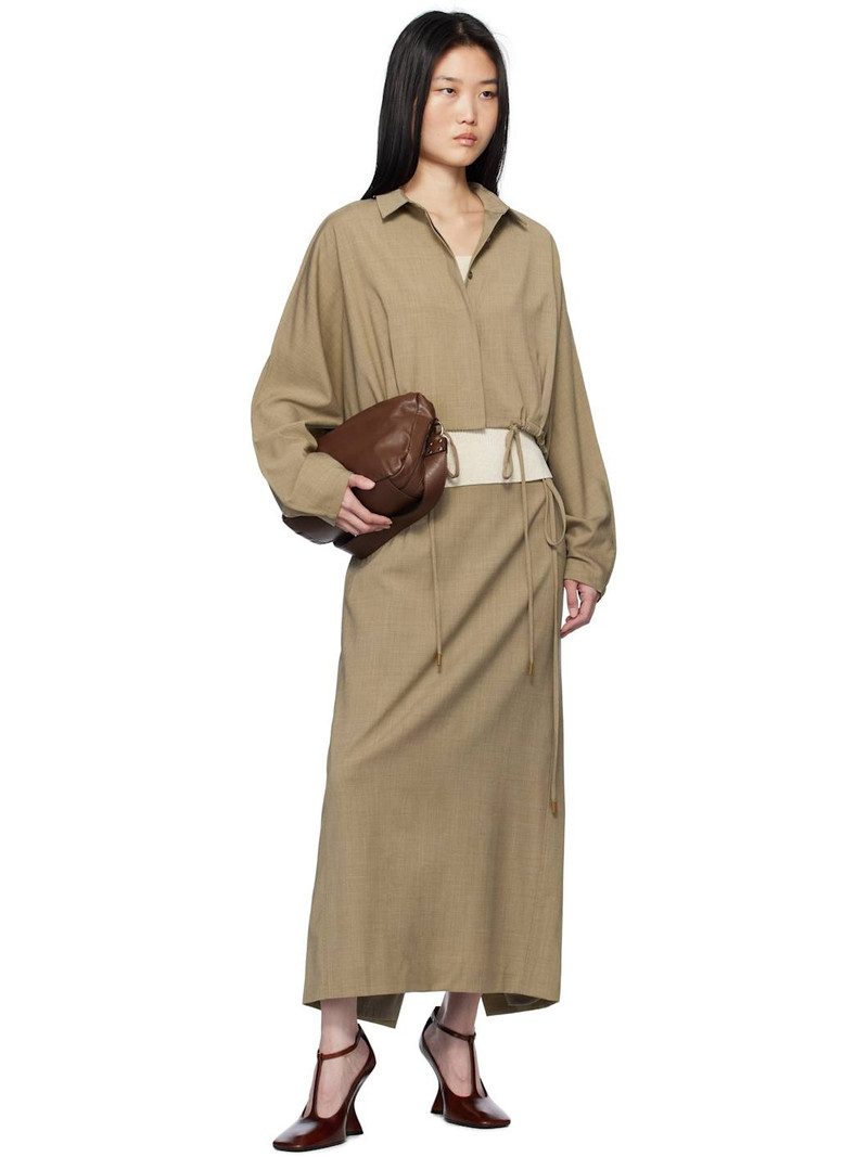 LE17SEPTEMBRE Beige Pencil Midi Skirt outlook