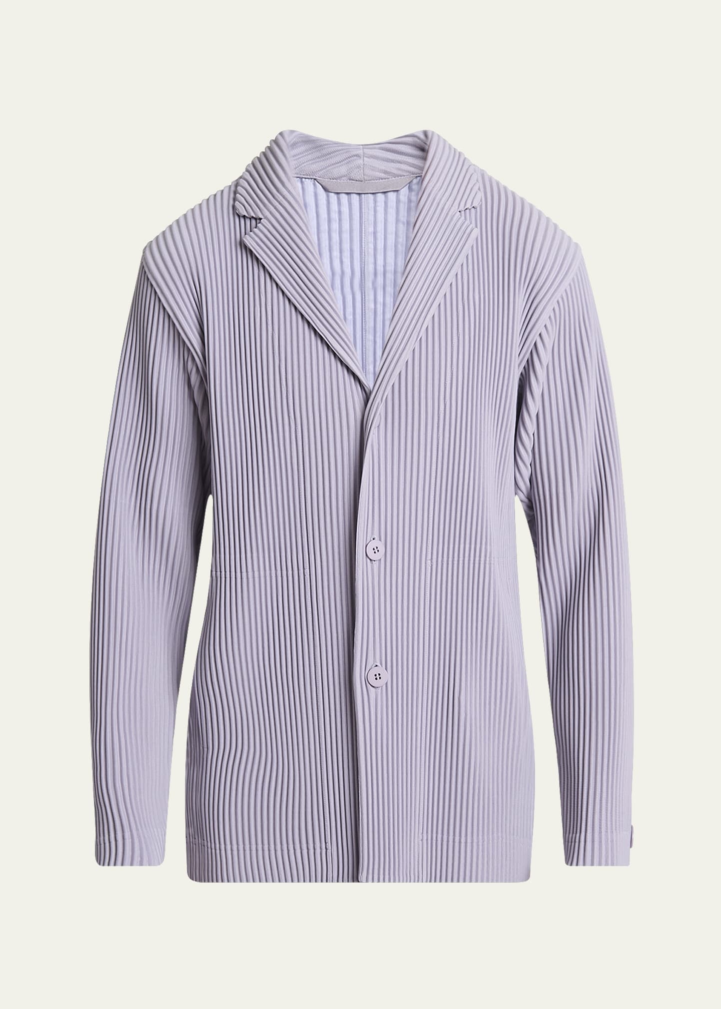 Men's Pleated Single-Breasted Sport Coat - 1