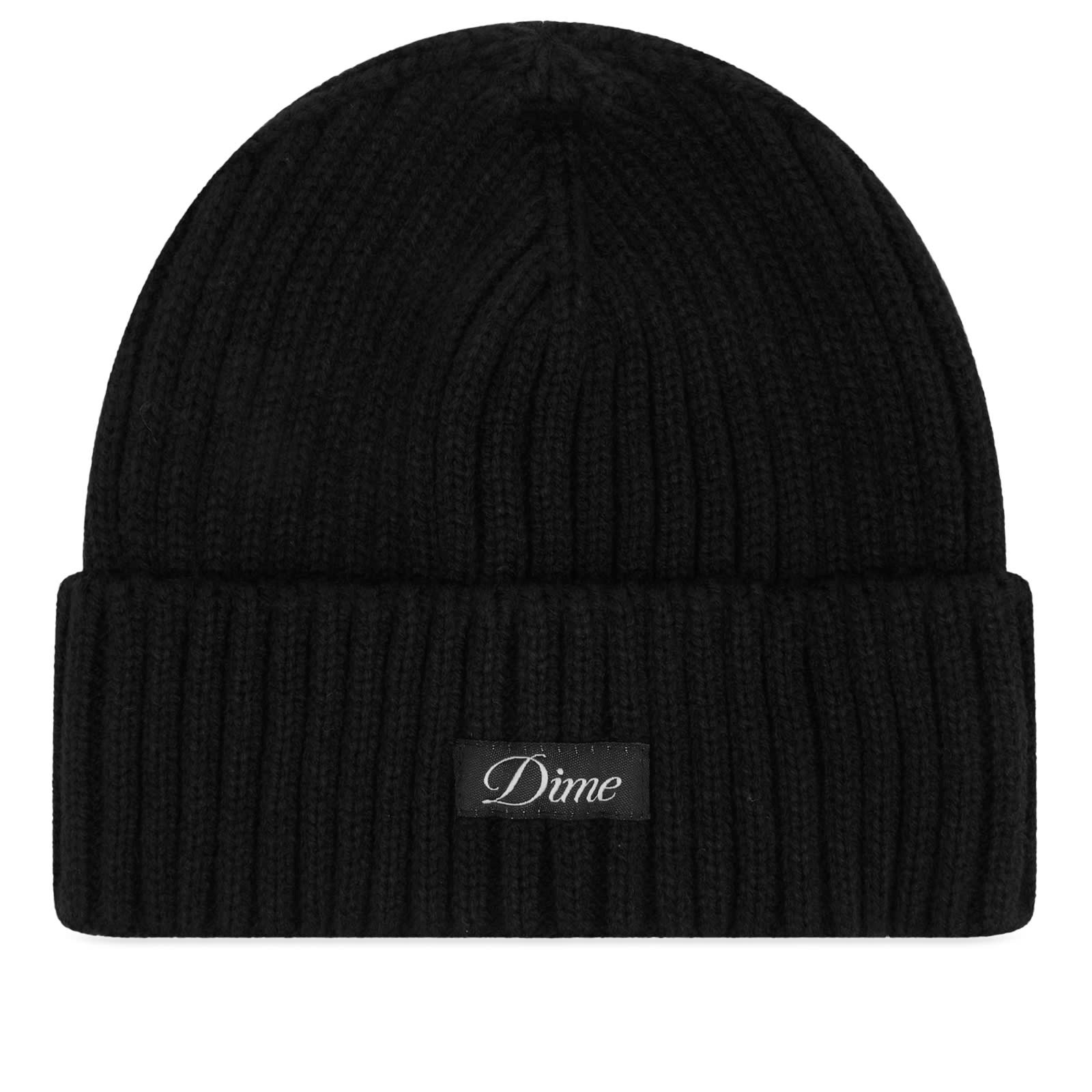 Dime Dime Cursive Logo Fold Beanie | REVERSIBLE