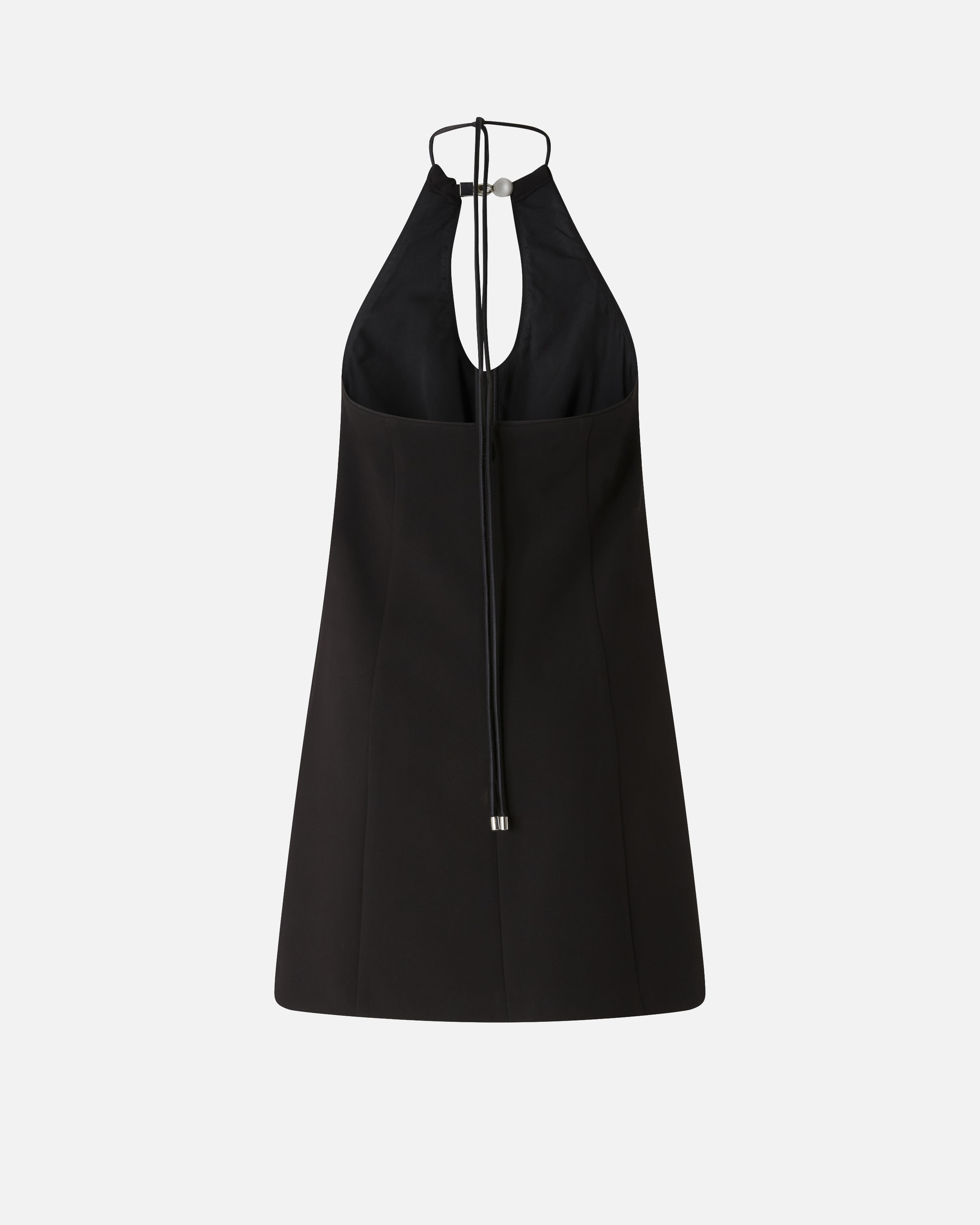 MINI DRESS WITH BEJEWELLED DETAIL - 6