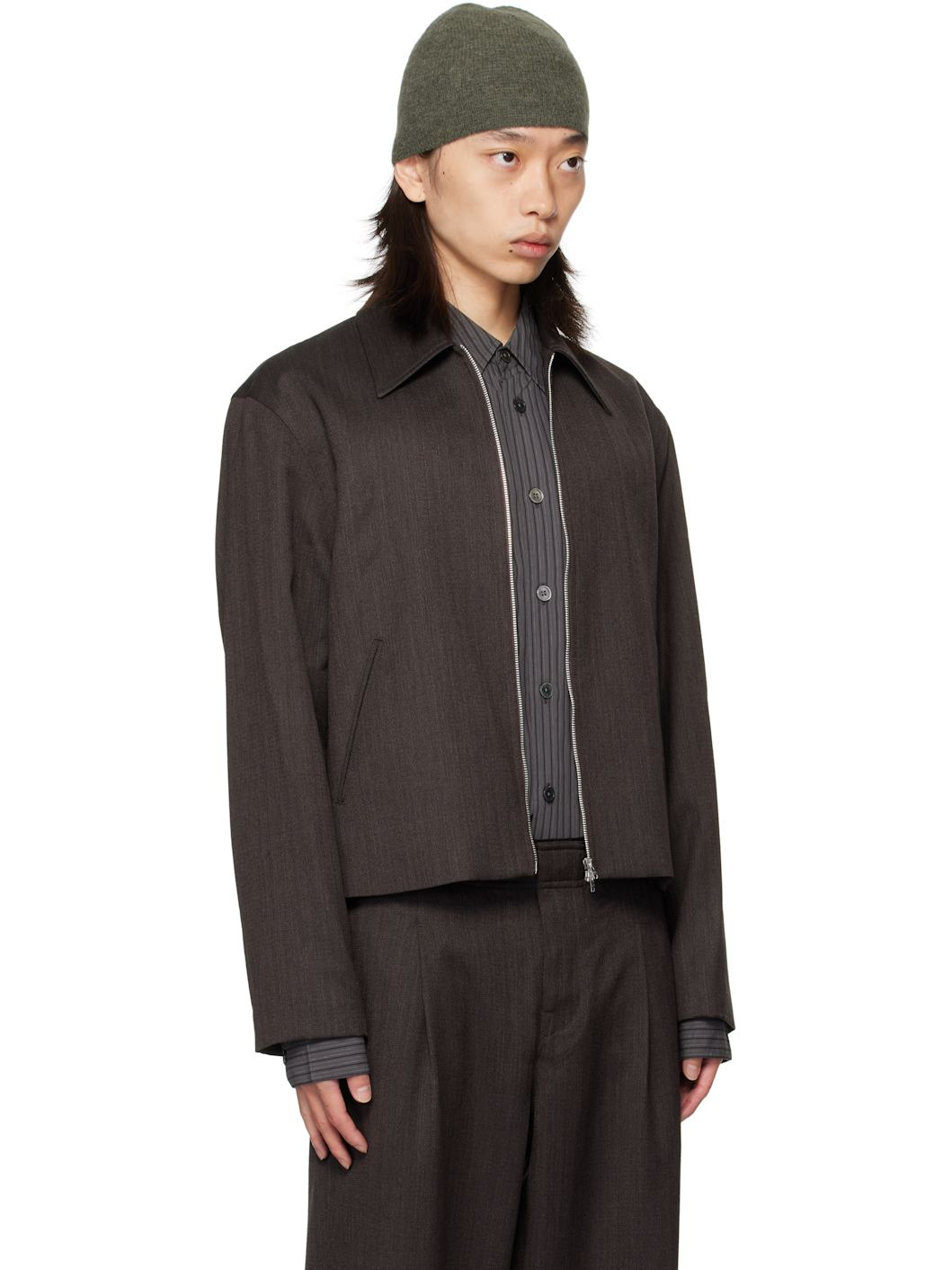 Brown Mini Jacket - 2