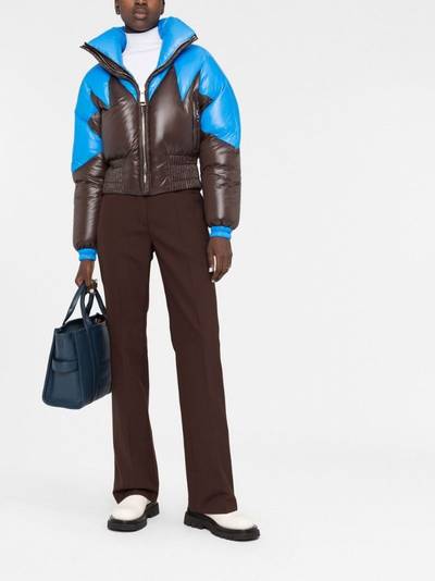 Khrisjoy colour-block puffer jacket outlook