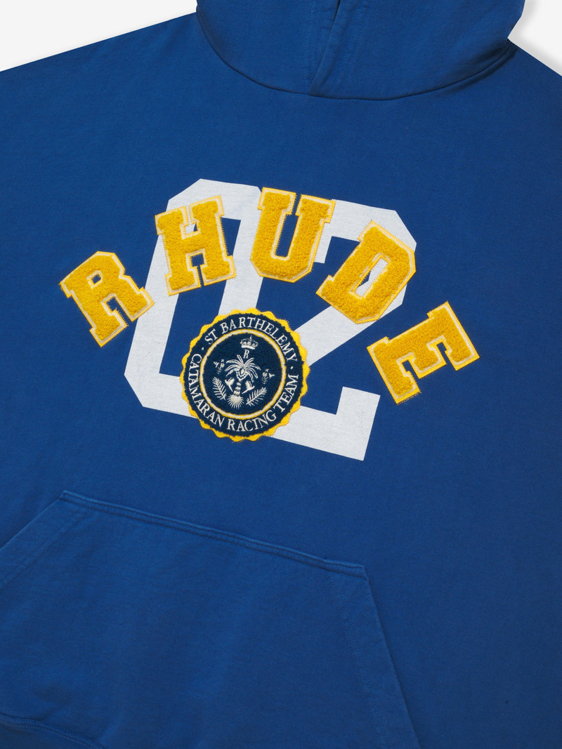 Rhude CHENILLE CATAMARAN HOODIE outlook