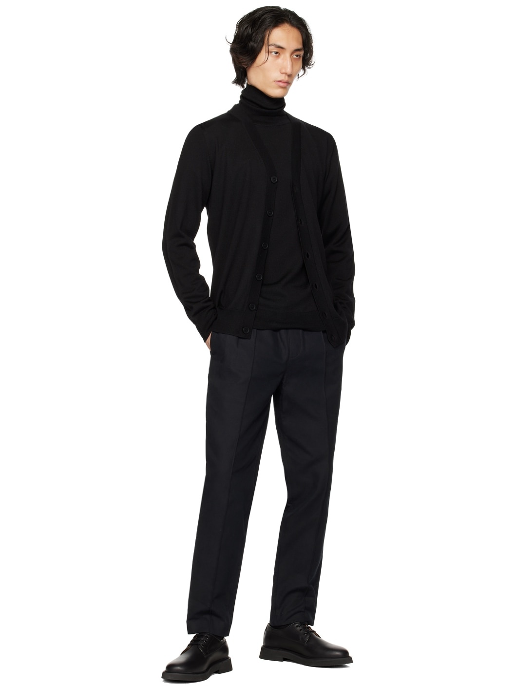 Black Dundee Turtleneck - 4