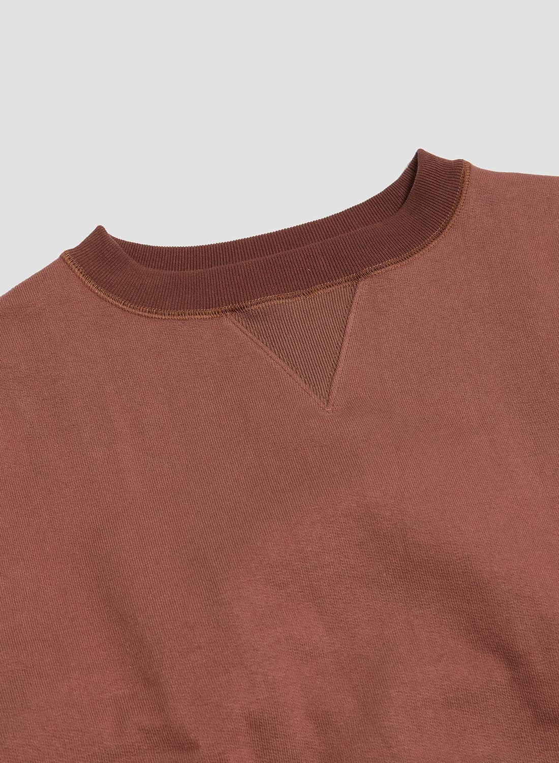 50's Crew Neck 20.5oz in Burgundy - 3