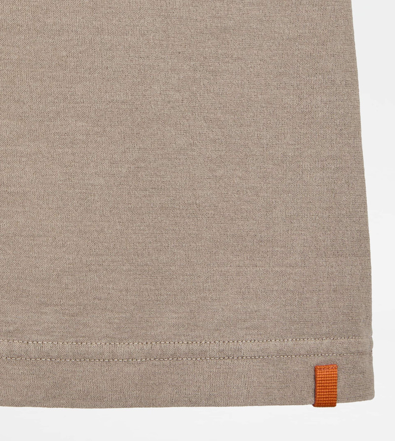 Tod's T-SHIRT IN JERSEY - BROWN outlook