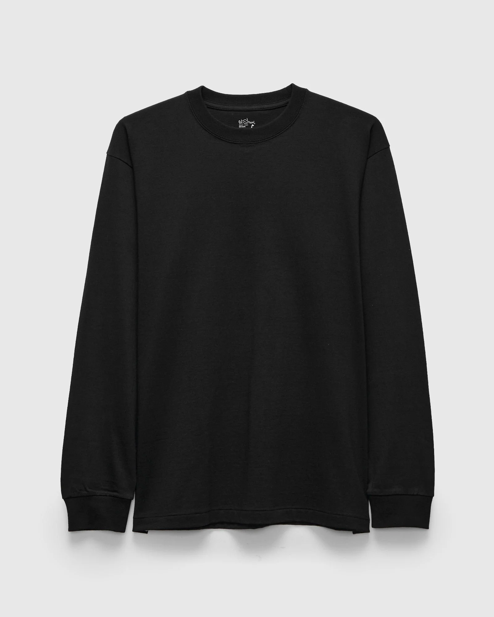 Just T-Shirt Long Sleeve in Black - 1