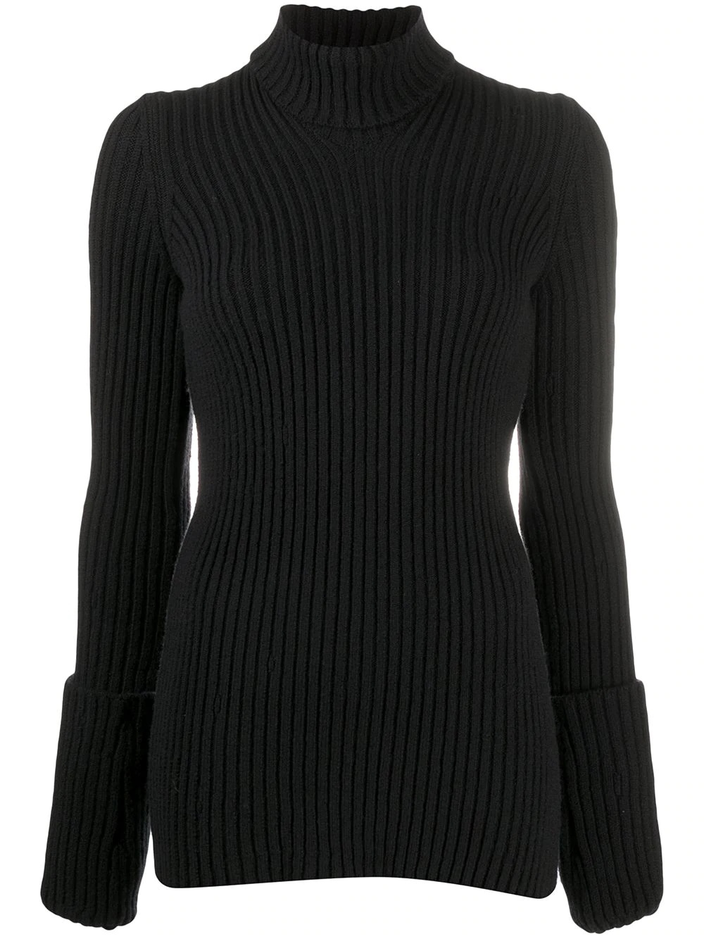 open-back roll-neck jumper - 1