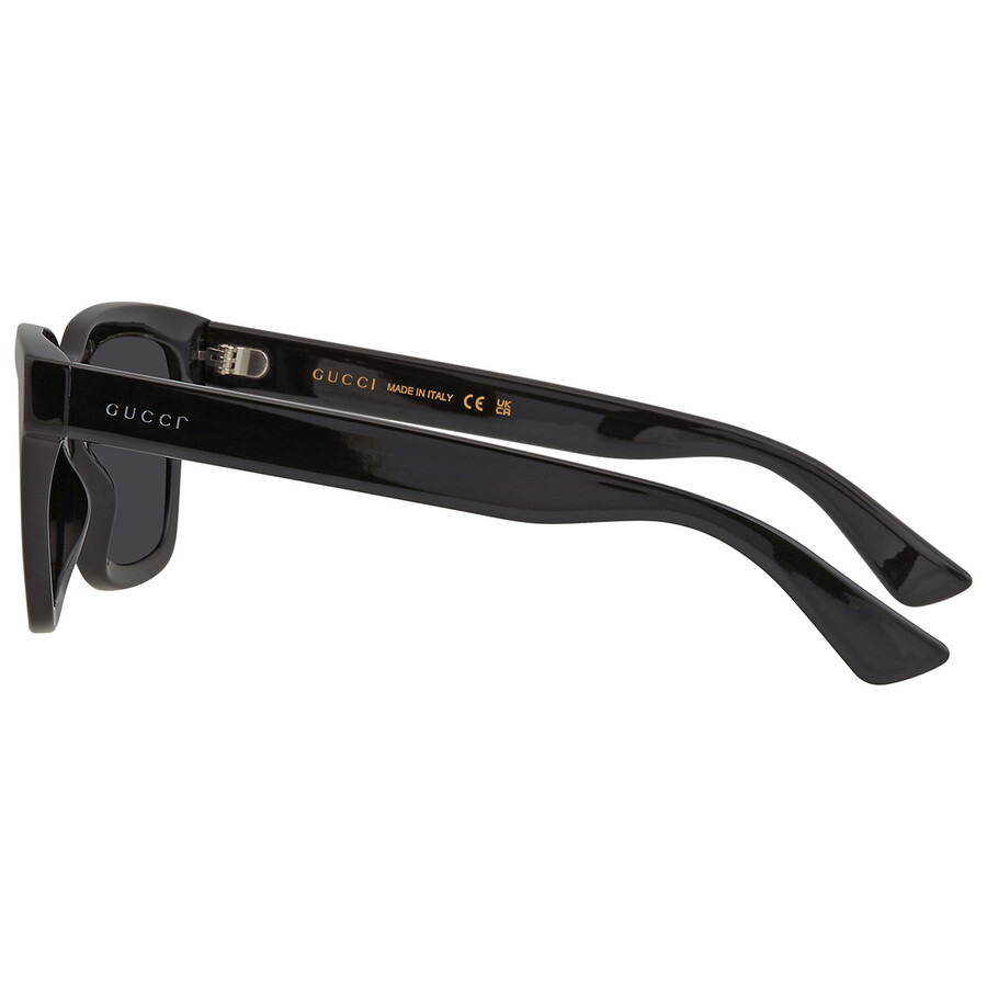 Gucci Smoke Square Men's Sunglasses GG0001SN 001 52 - 4