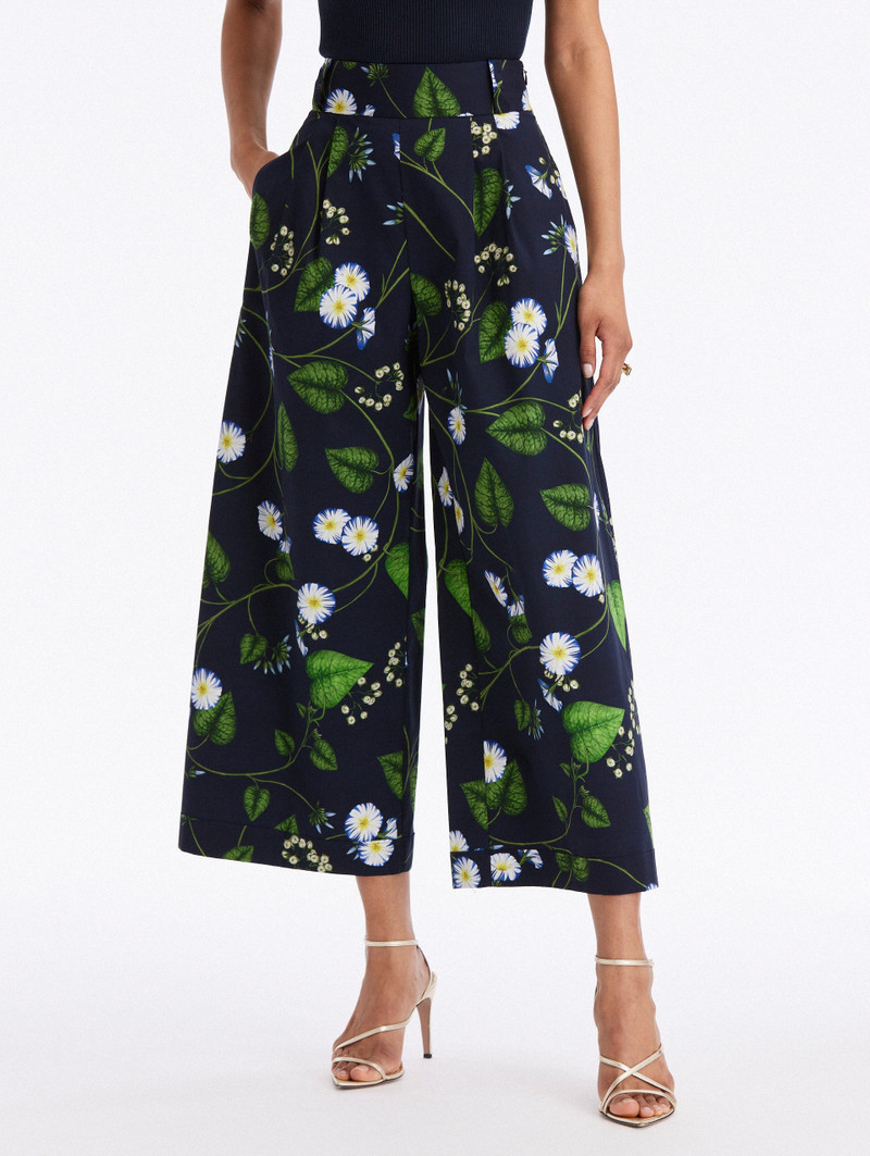 MORNING GLORY POPLIN CULOTTE PANTS 3