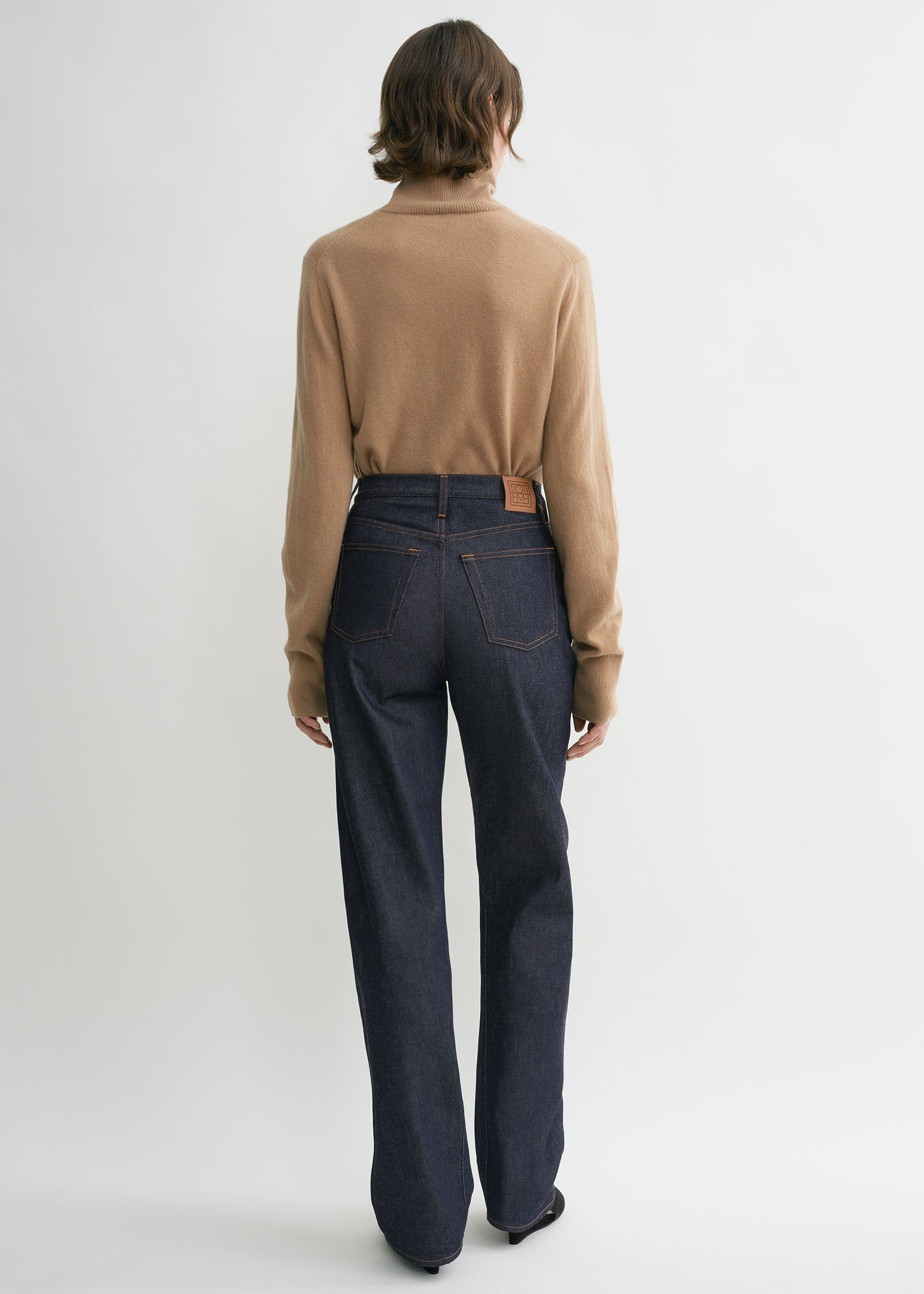 Twisted seam denim full length raw - 4