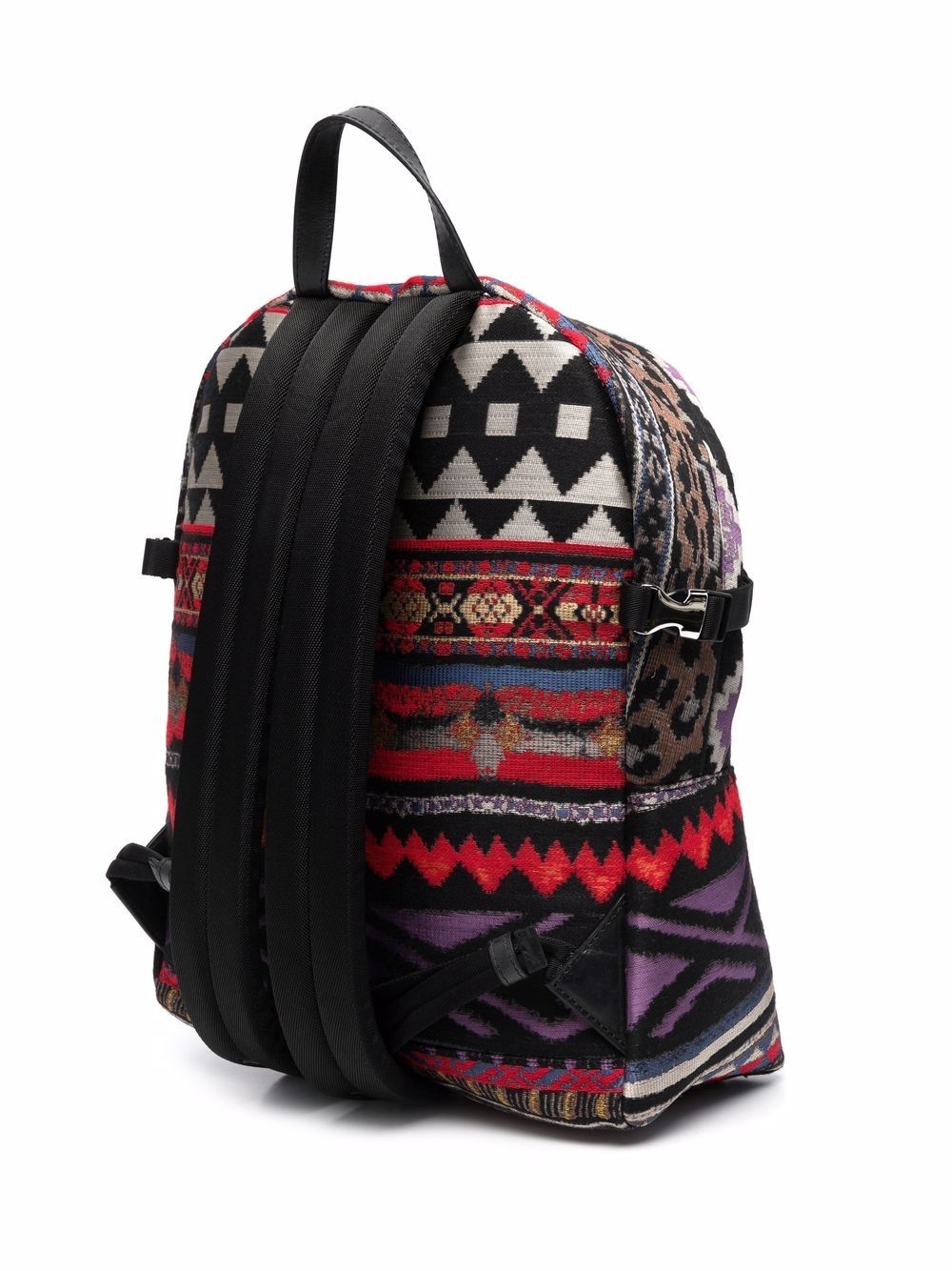 abstract-print backpack - 3