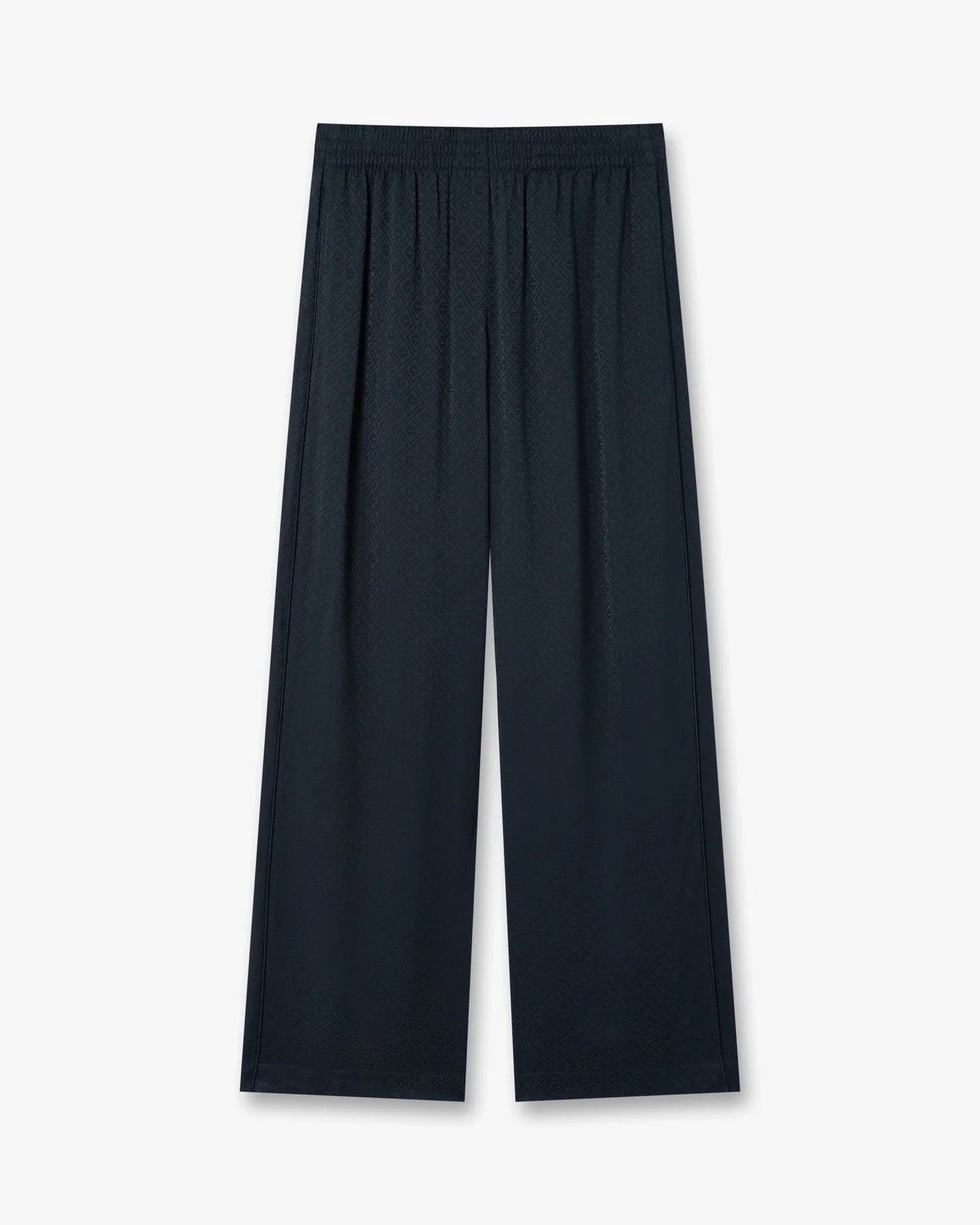 Navy Monogram Trousers - 1