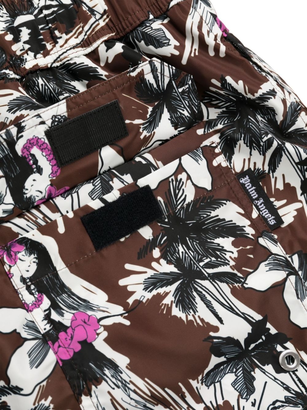 Hula floral-motif swim shorts - 3