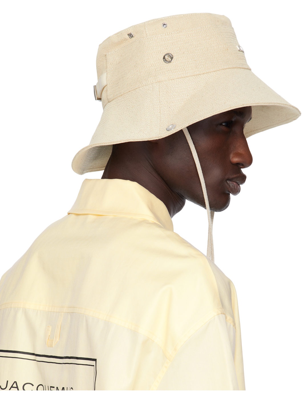 Beige La Croisière 'The de-Nîmes' Bucket Hat - 3