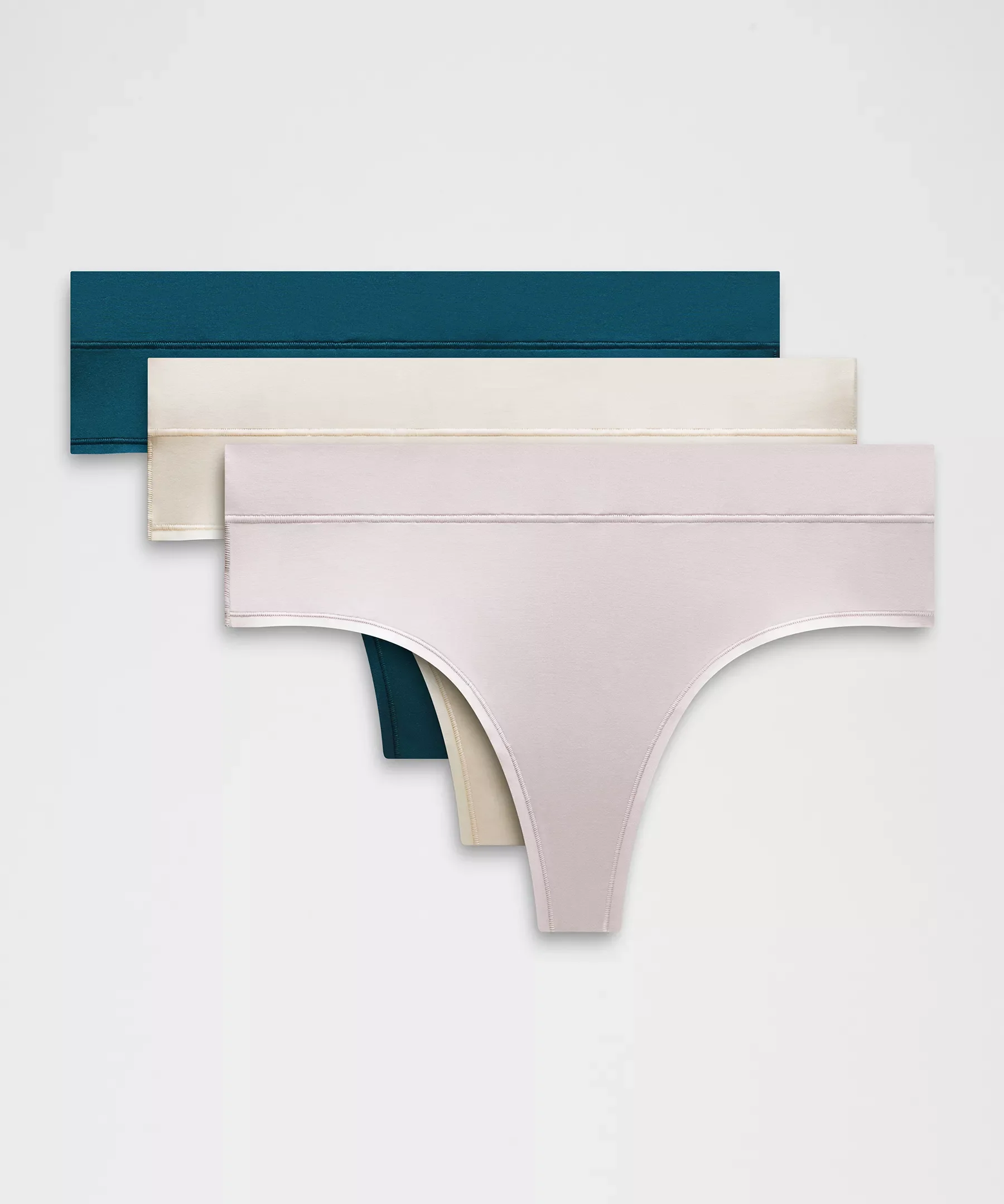 UnderEase High-Rise Thong Underwear *3 Pack - 1